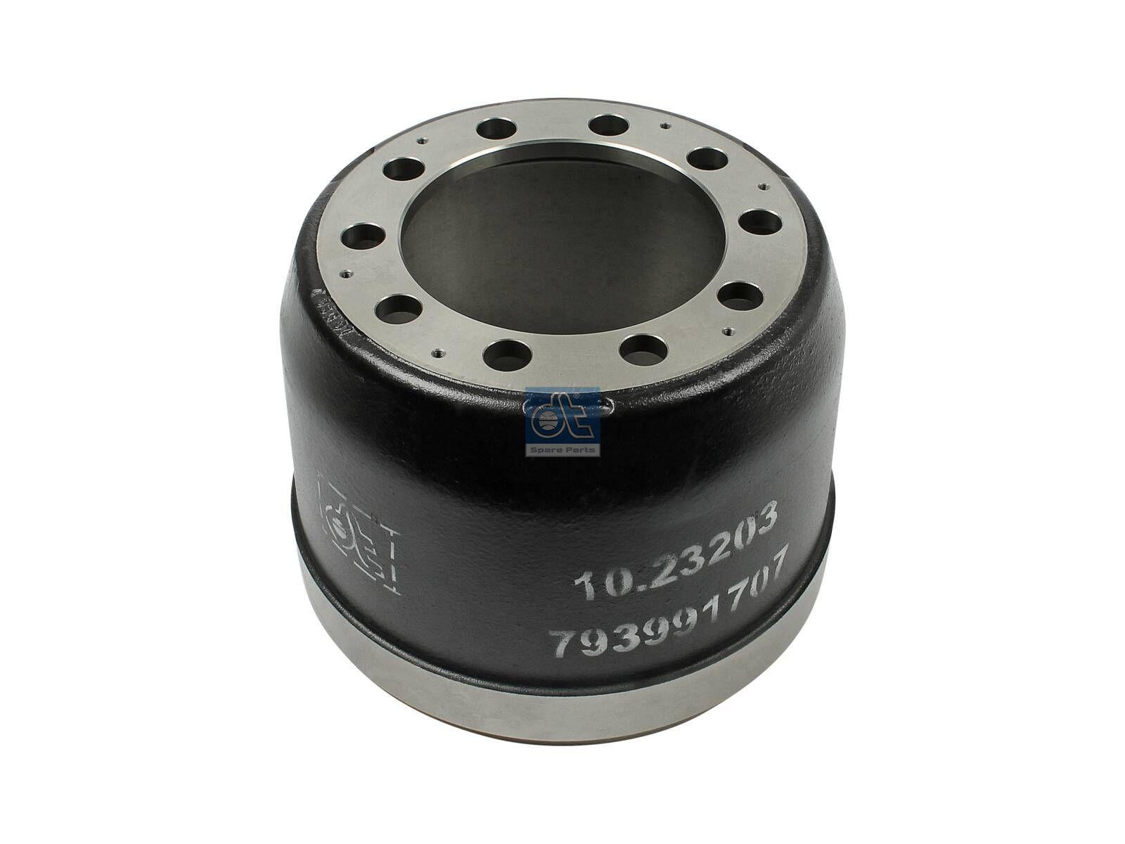 DT Spare Parts 10.13203 Bremstrommel, D: 300 mm, 10 bores, b: 23 mm, P: 225 mm, d: 190 mm, H: 260 mm, B: 209 mm passend für Multimarken