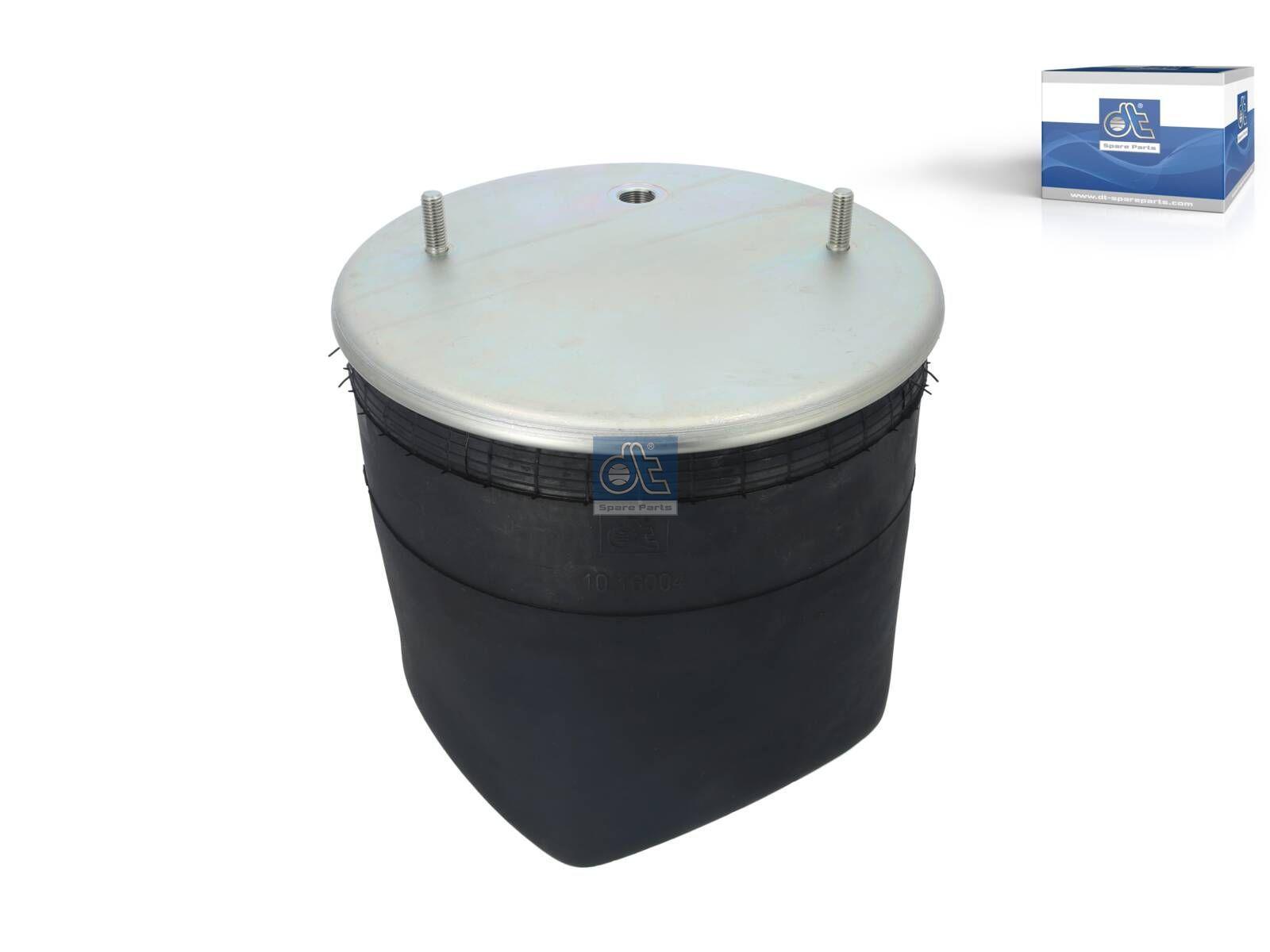 DT Spare Parts 10.16004 Luftfederbalg, ohne Kolben, D1: 300 mm, D2: 311 mm, M12, M22 x 1,5, L: 530 mm passend für BPW