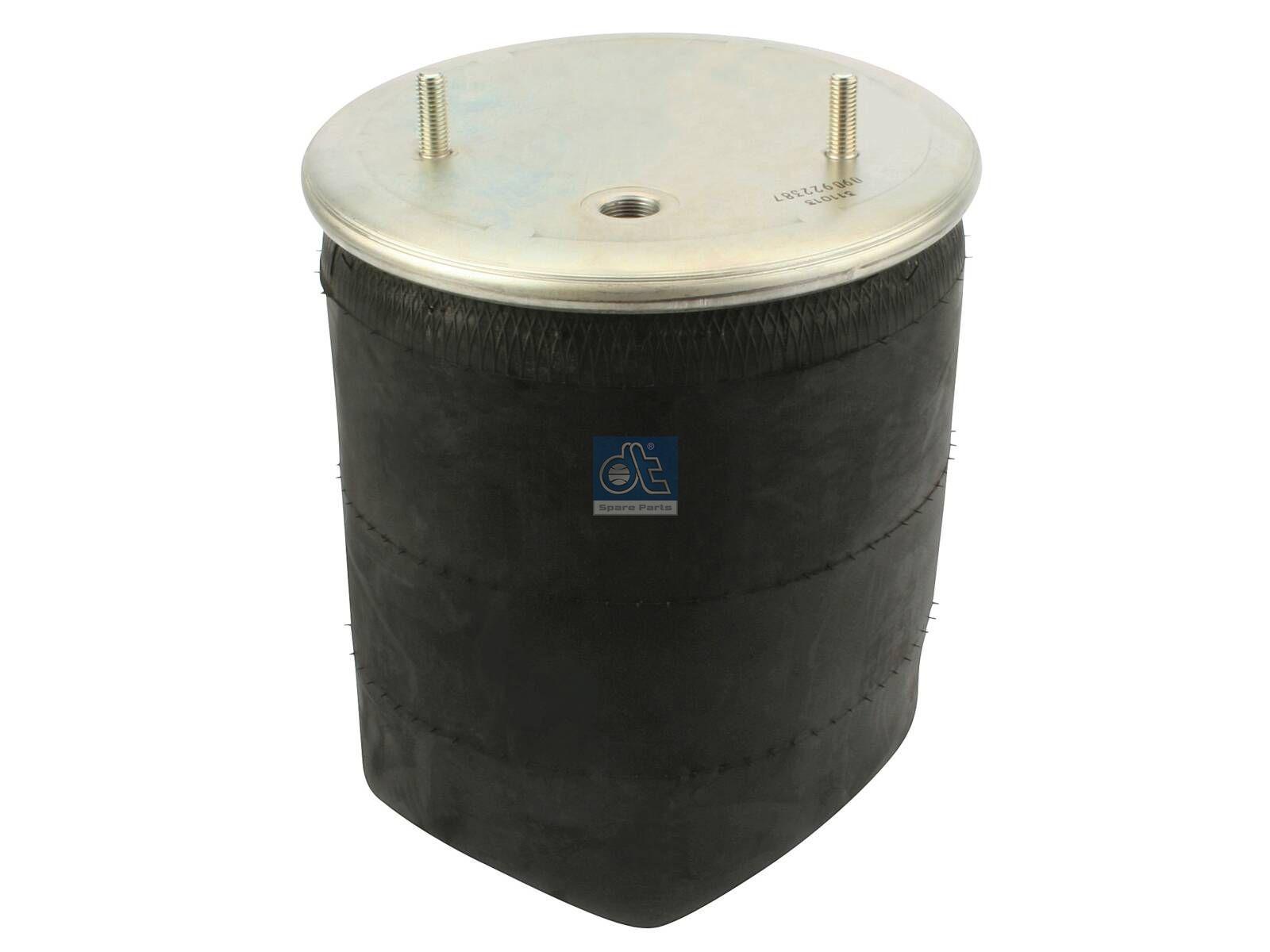 DT Spare Parts 10.16005 Luftfederbalg, ohne Kolben, D1: 248 mm, D2: 258 mm, M12, M22 x 1,5, L: 520 mm passend für BPW