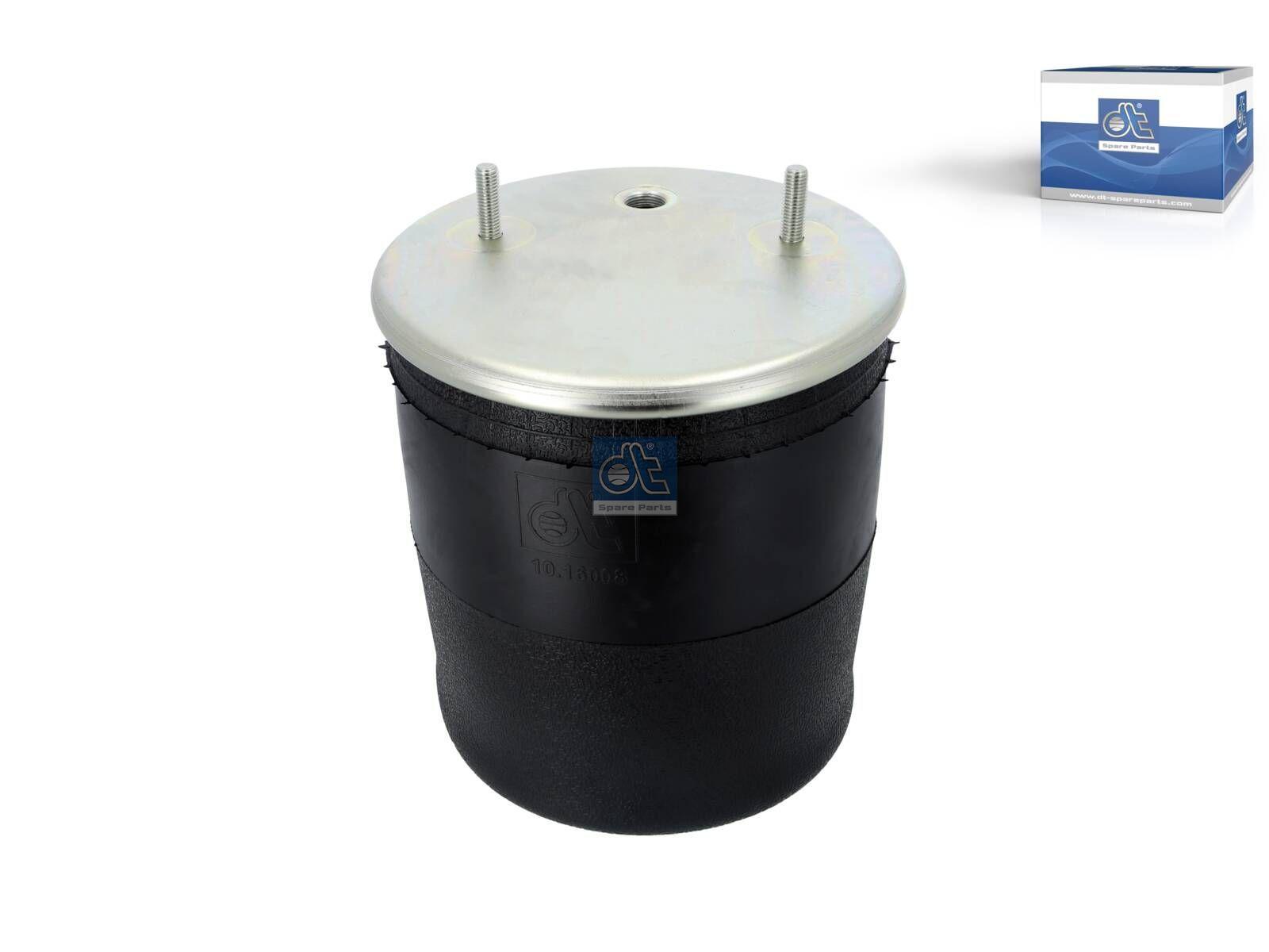 DT Spare Parts 10.16008 Luftfederbalg, mit Kunststoffkolben passend für BPW