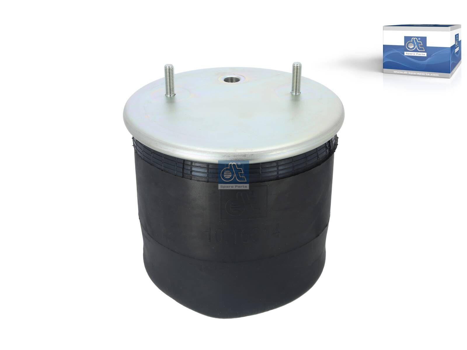 DT Spare Parts 10.16014 Luftfederbalg, mit Kunststoffkolben, D: 260 mm, Dmax: 315 mm, M12 x 1,75, M22 x 1,5, L: 340 mm passend für Multimarken