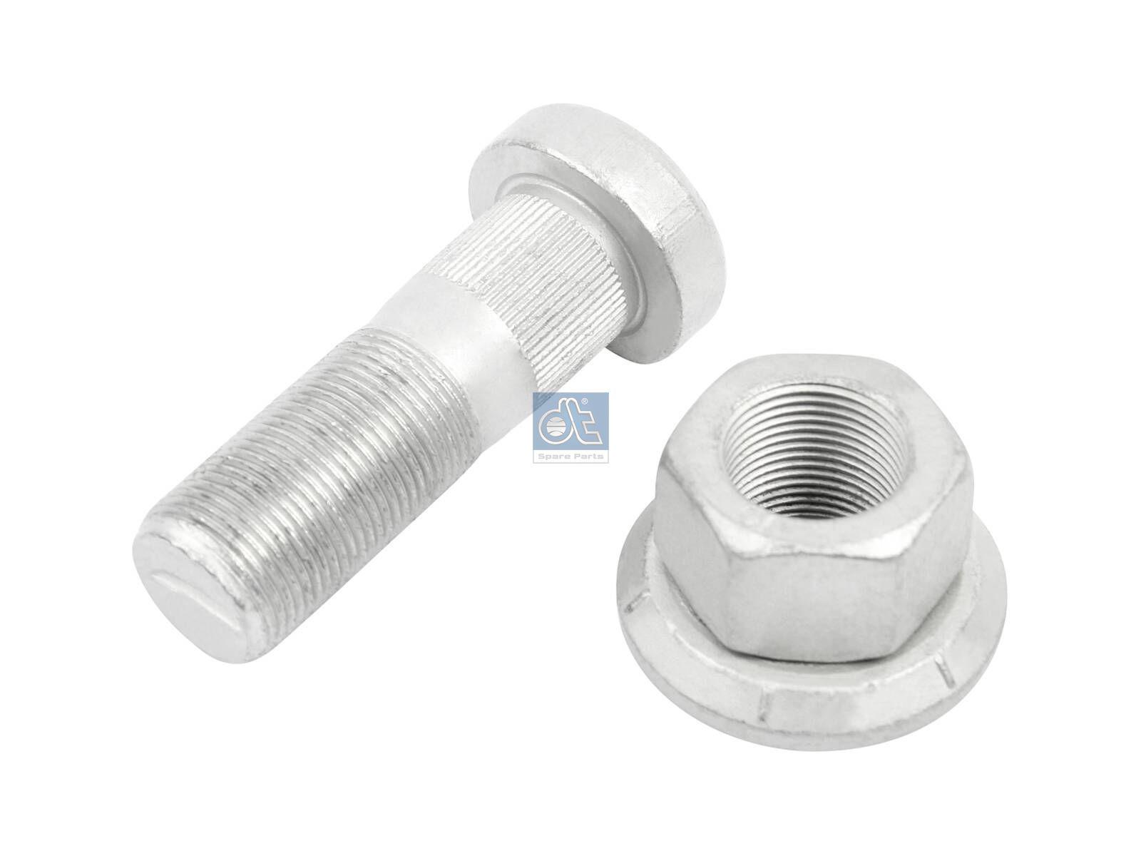 DT Spare Parts 10.30047 Radbolzen, komplett, M22 x 1,5, LTh: 41 mm, Lu: 68 mm, D: 35 mm, 10.9 passend für SAF