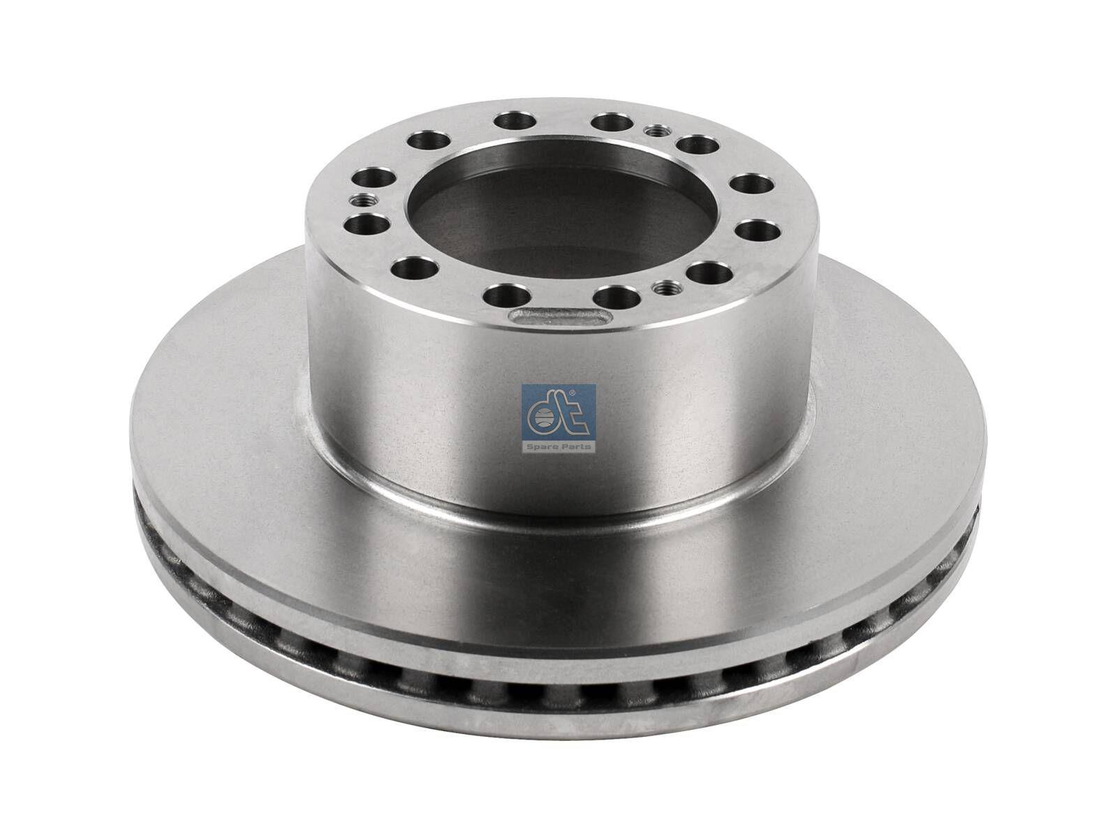 DT Spare Parts 10.34101 Bremsscheibe, D: 375 mm, 12 bores, b: 19 mm, P: 168 mm, d: 131 mm, H: 139,5 mm, S: 45 mm, s: 37 mm passend für SAF