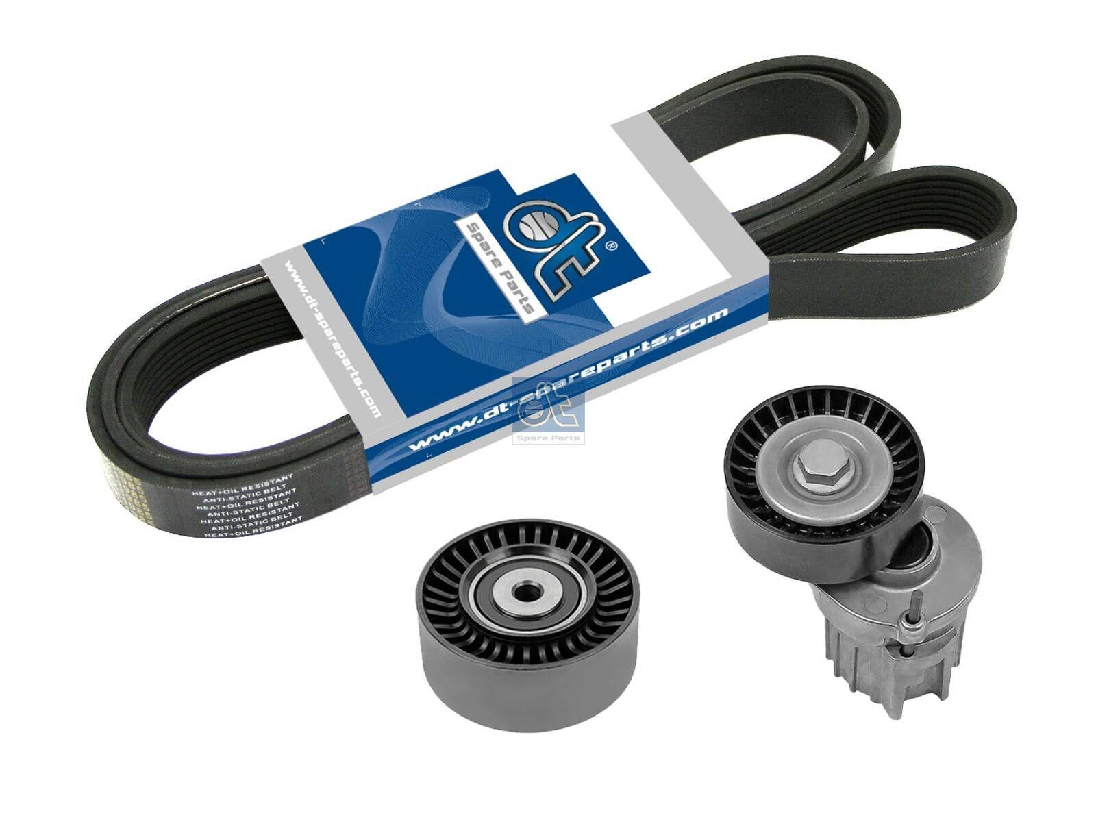 DT Spare Parts 11.90210 Riemenspanner, komplett, mit Keilrippenriemen, 6 PK, L: 1080 mm passend für VW