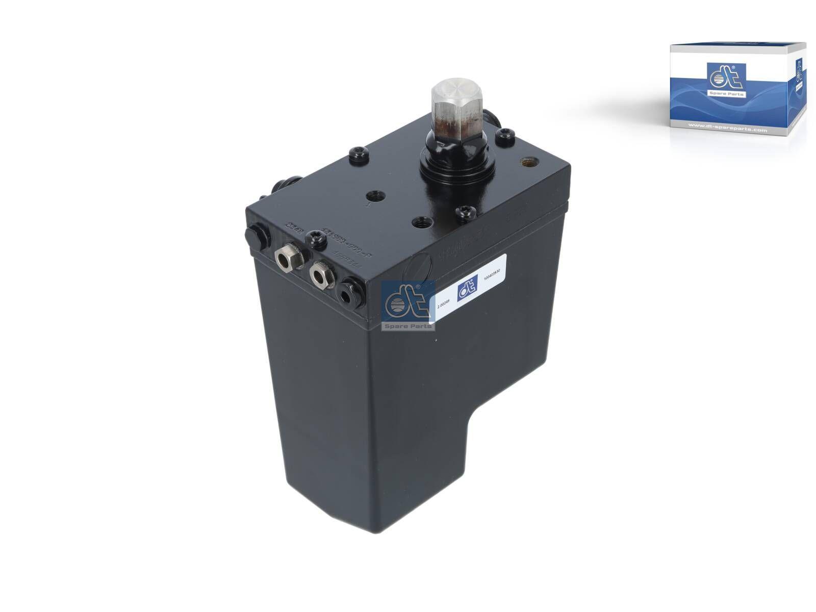 DT Spare Parts 2.00249 Hydraulikpumpe, M8 x 1, L: 130 mm, H: 170,5 mm, 400 bar passend für Volvo