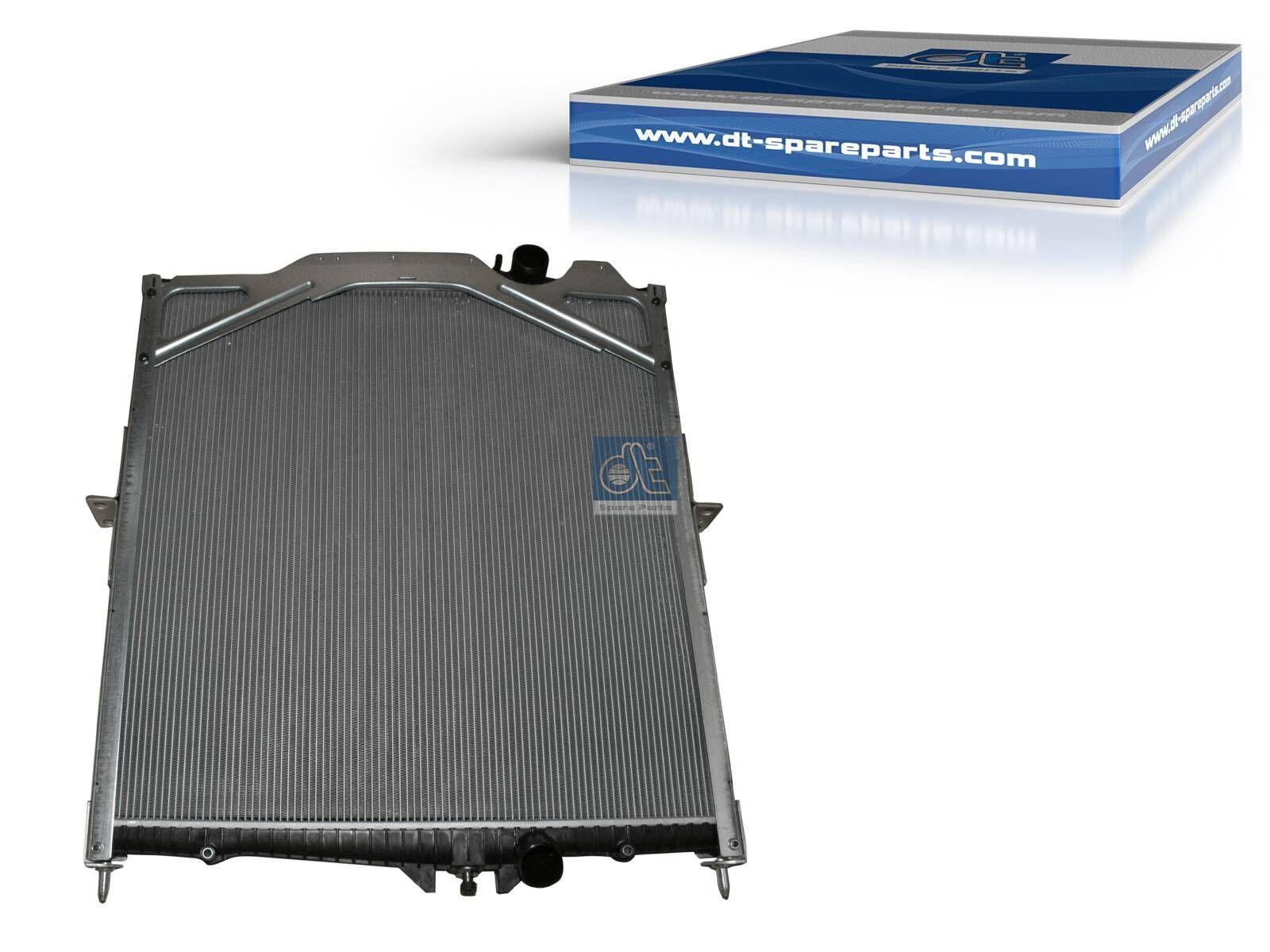 DT Spare Parts 2.11055 Kühler, L: 900 mm, W: 860 mm, T: 48 mm passend für Volvo