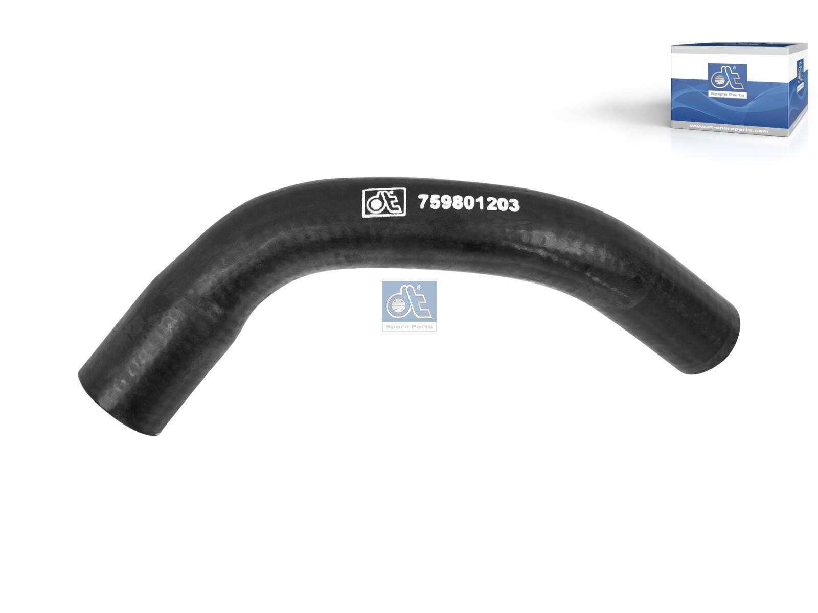 DT Spare Parts 2.11304 Schlauch, Ölkühler, d1: 16,5 mm, d2: 20,8 mm passend für Volvo