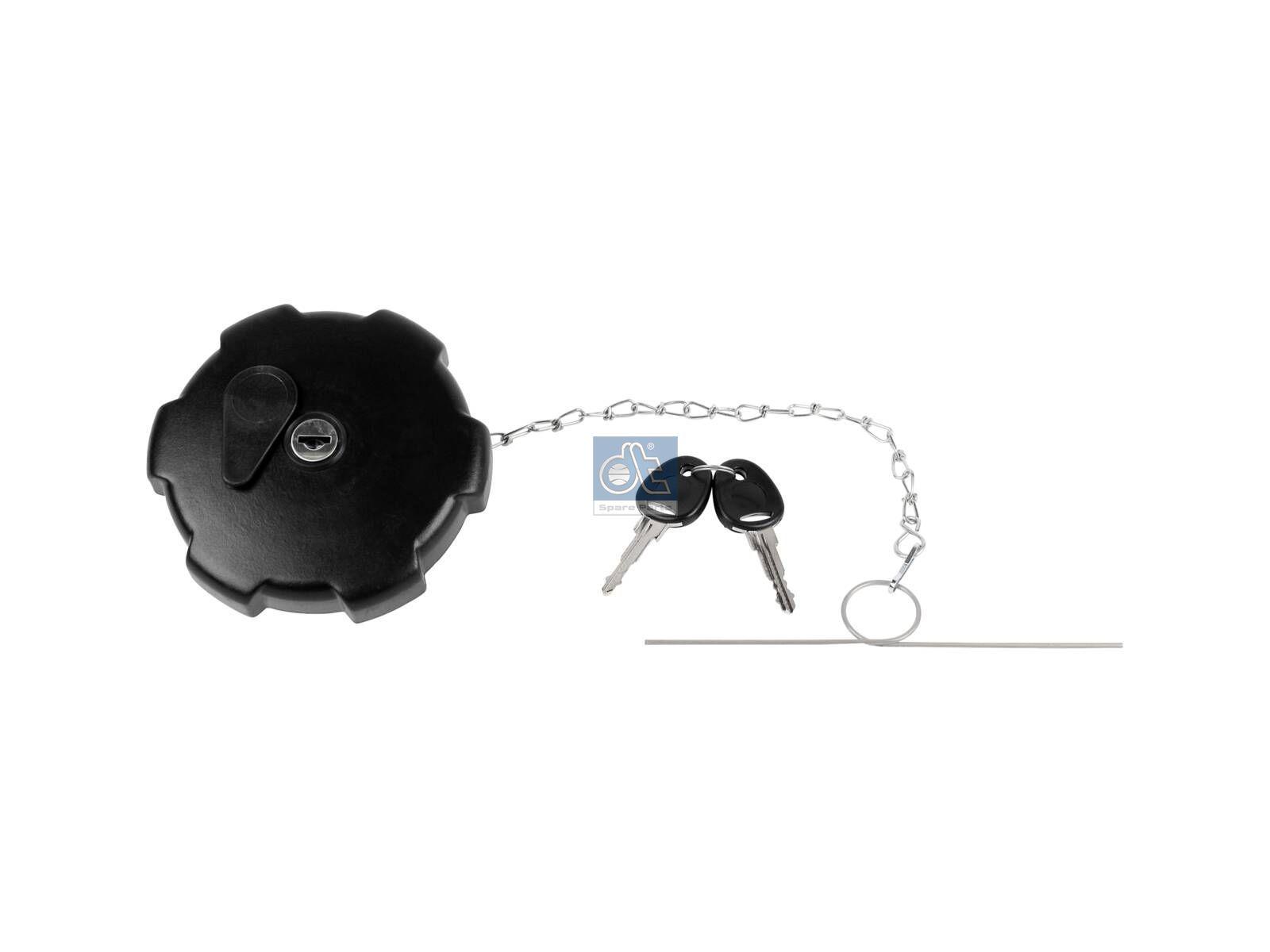 DT Spare Parts 2.12158 Tankdeckel, unbelüftet, abschließbar, D: 80 mm passend für Multimarken