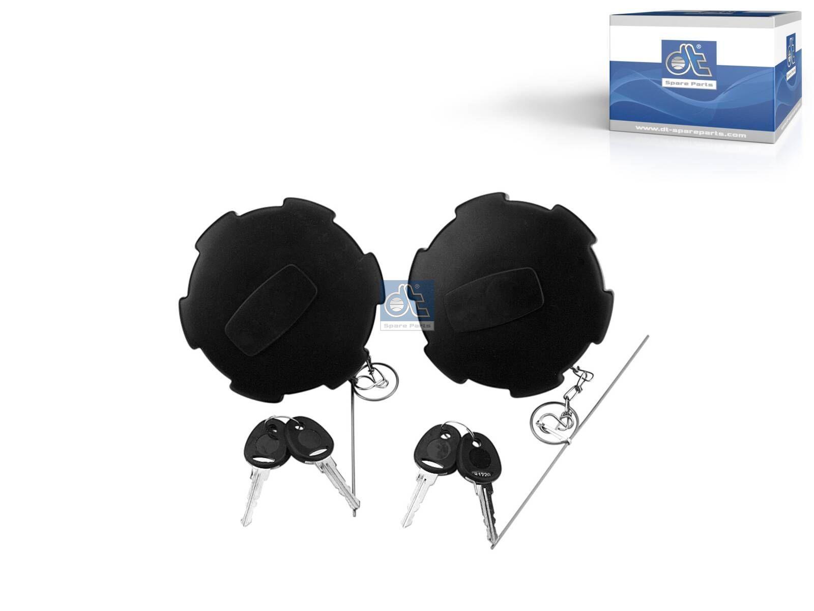 DT Spare Parts 2.12323 Tankdeckelsatz, unbelüftet, abschließbar, D: 80 mm passend für Multimarken