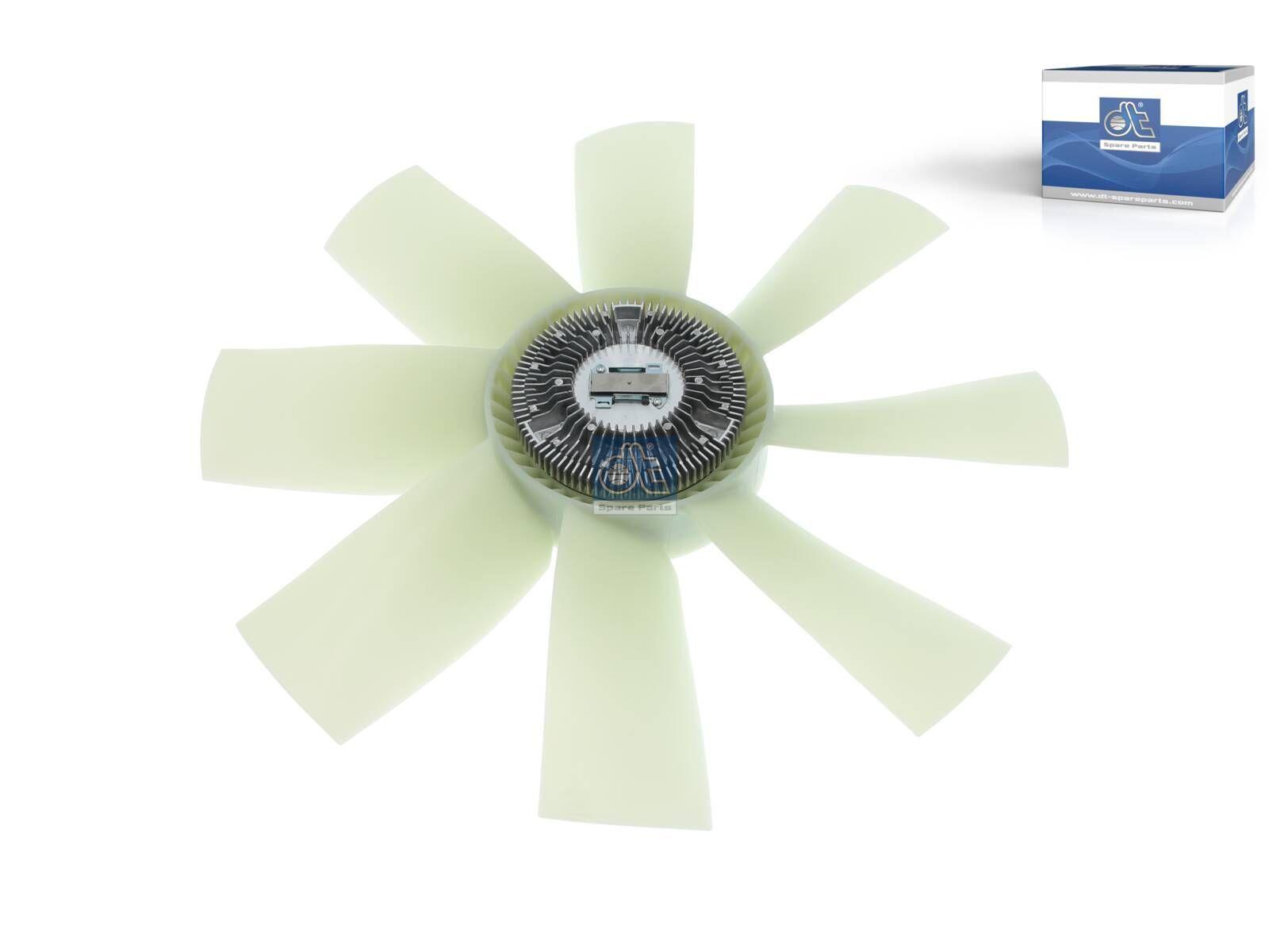 DT Spare Parts 2.15291 Lüfter mit Kupplung, D: 750 mm passend für Volvo