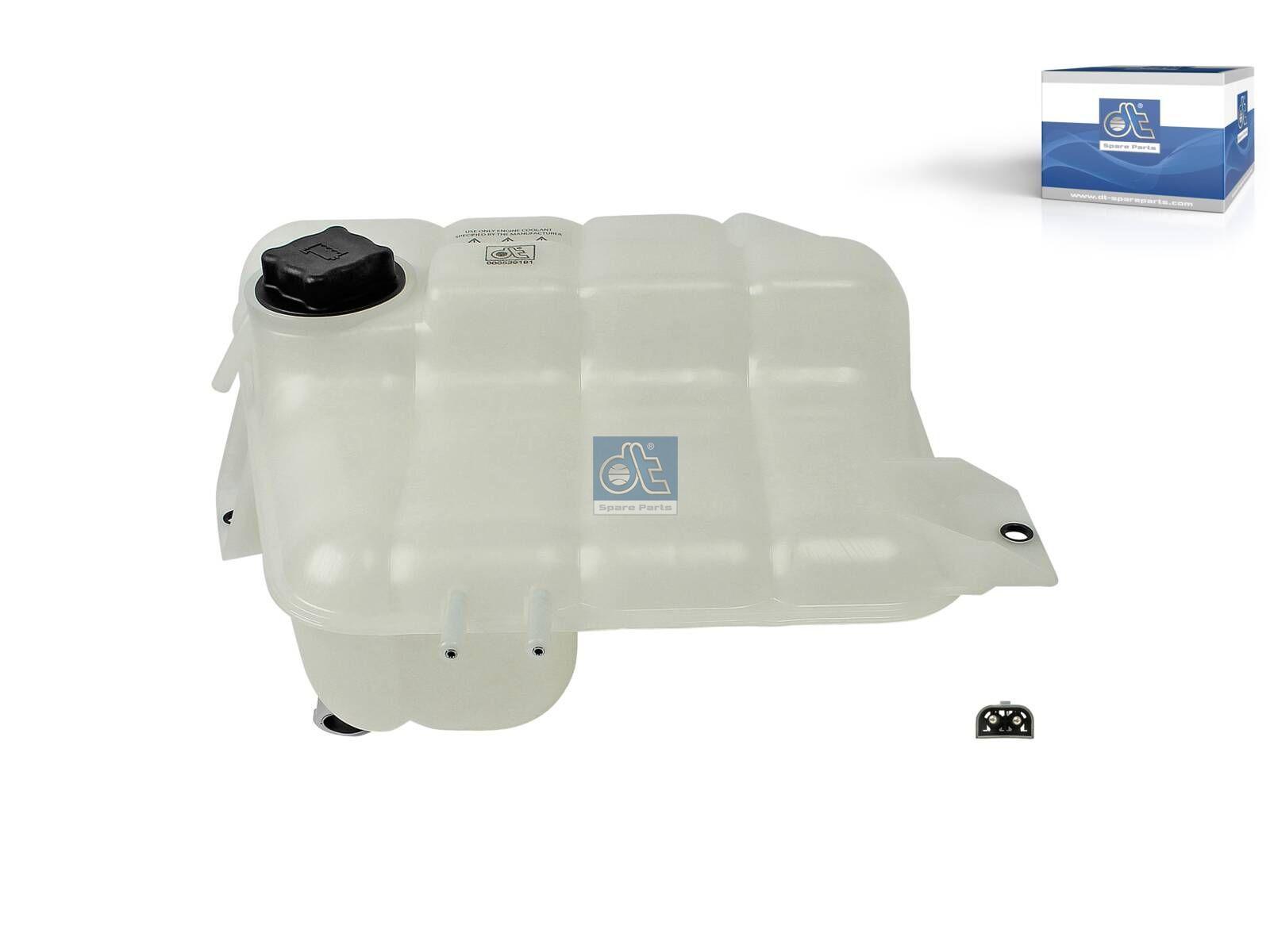 DT Spare Parts 2.15740 Ausdehnungsgefäß, mit Deckel, mit Sensor, 6 l, L: 425 mm, W: 400 mm, S: 245 mm passend für Volvo