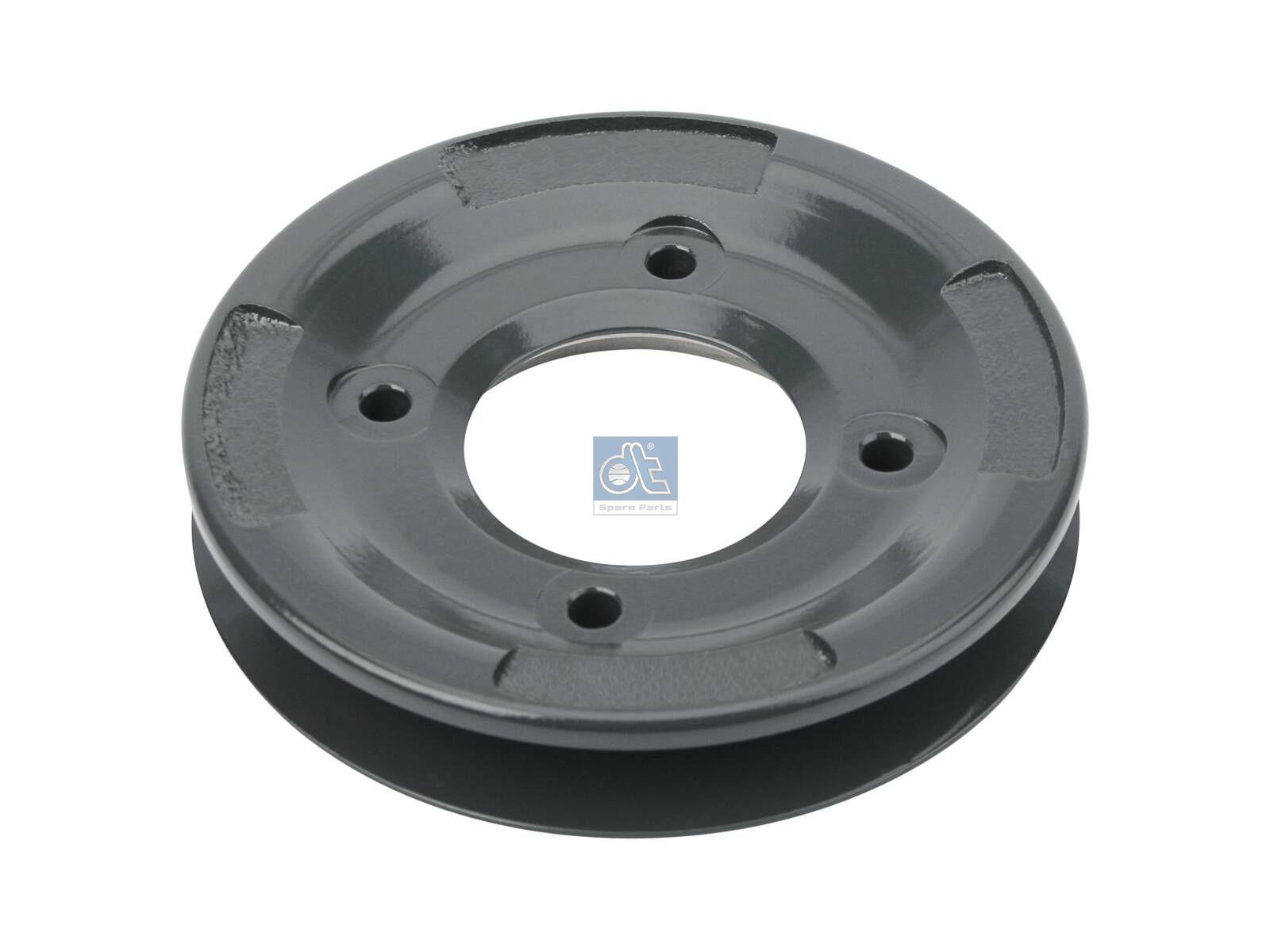 DT Spare Parts 2.21173 Riemenscheibe, d: 47 mm, 4 bores, b: 7 mm, P: 70 mm, DP: 124 mm, W: 22 mm, 1 grooves passend für Volvo