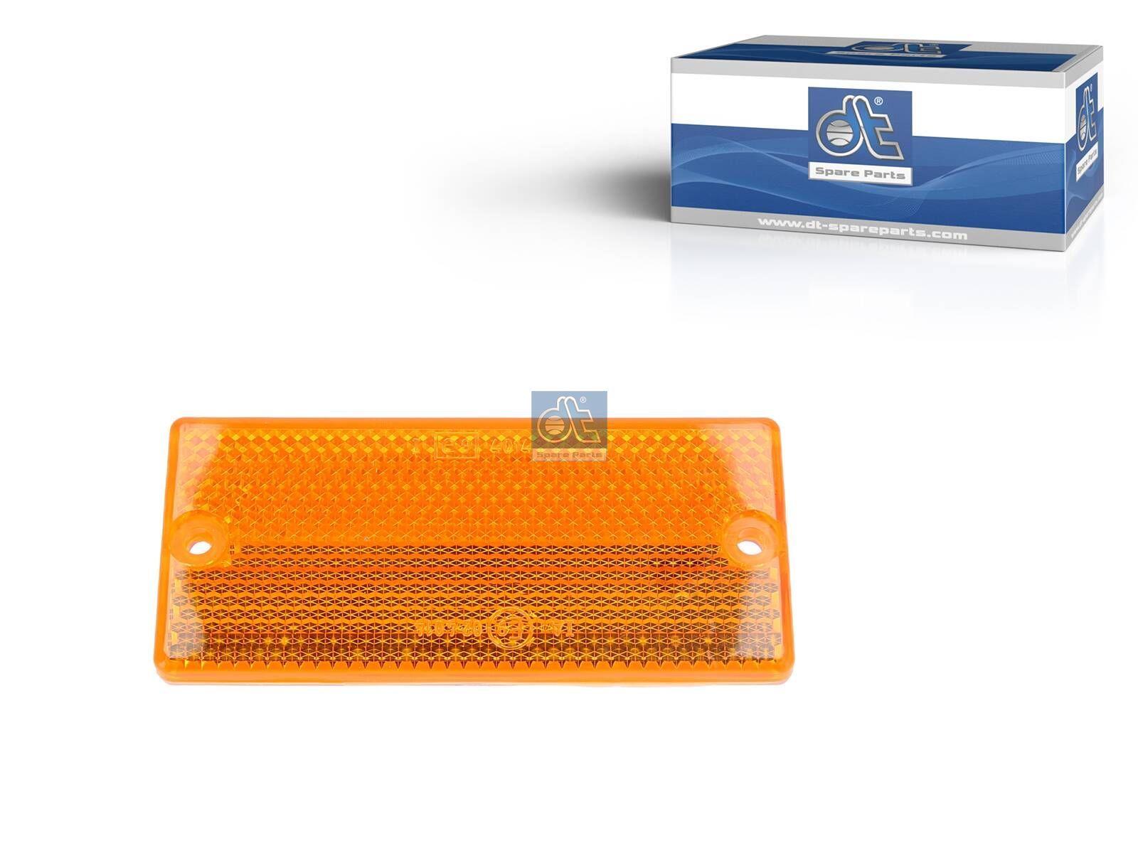 DT Spare Parts 2.24121 Reflektor, orange, L: 90 mm, W: 40 mm passend für Multimarken