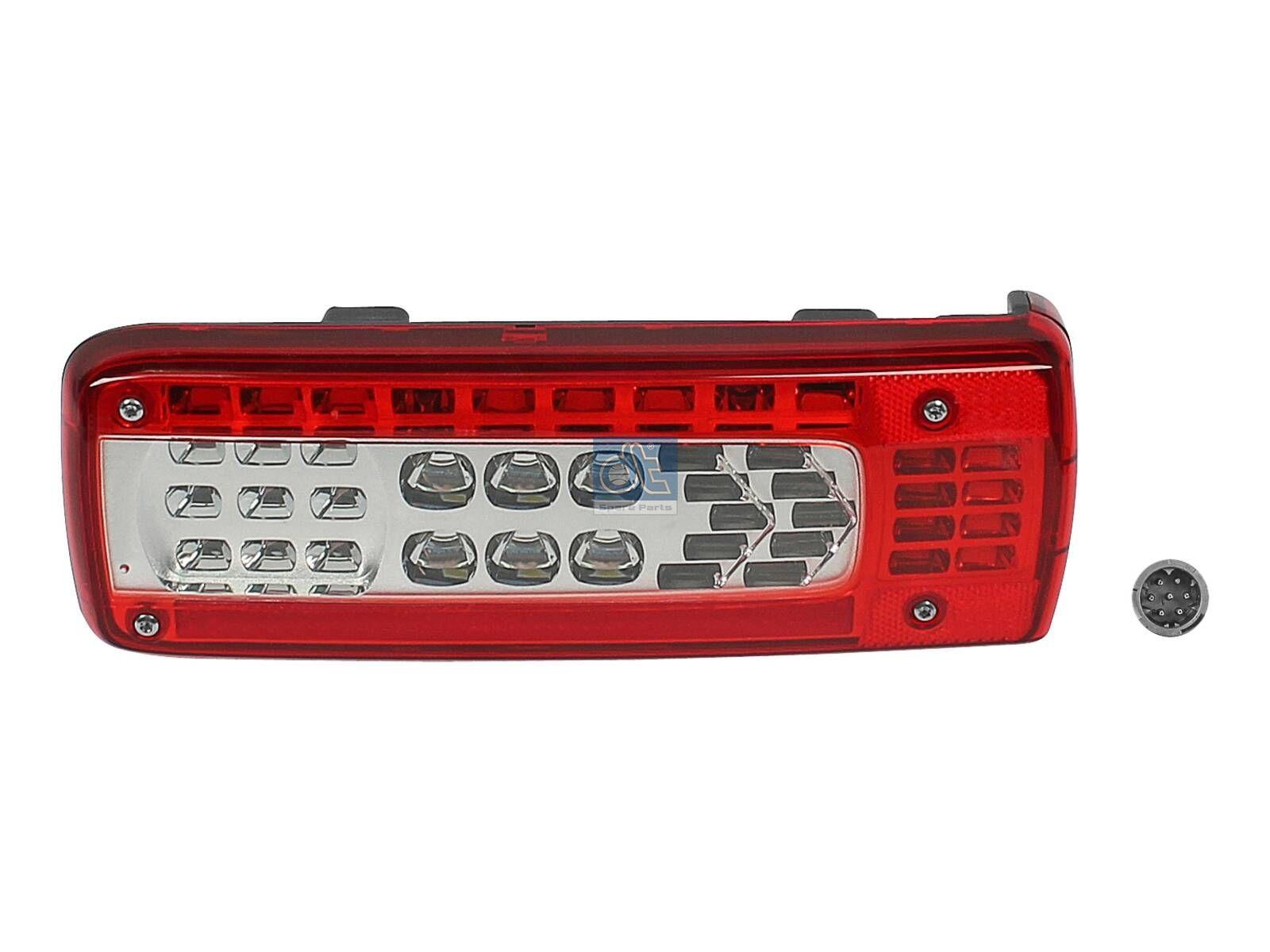 DT Spare Parts 2.24517 Rückleuchte, rechts, mit Rückfahralarm, Lb: 160 mm, L: 357 mm, H: 130 mm, T: 86 mm passend für Volvo