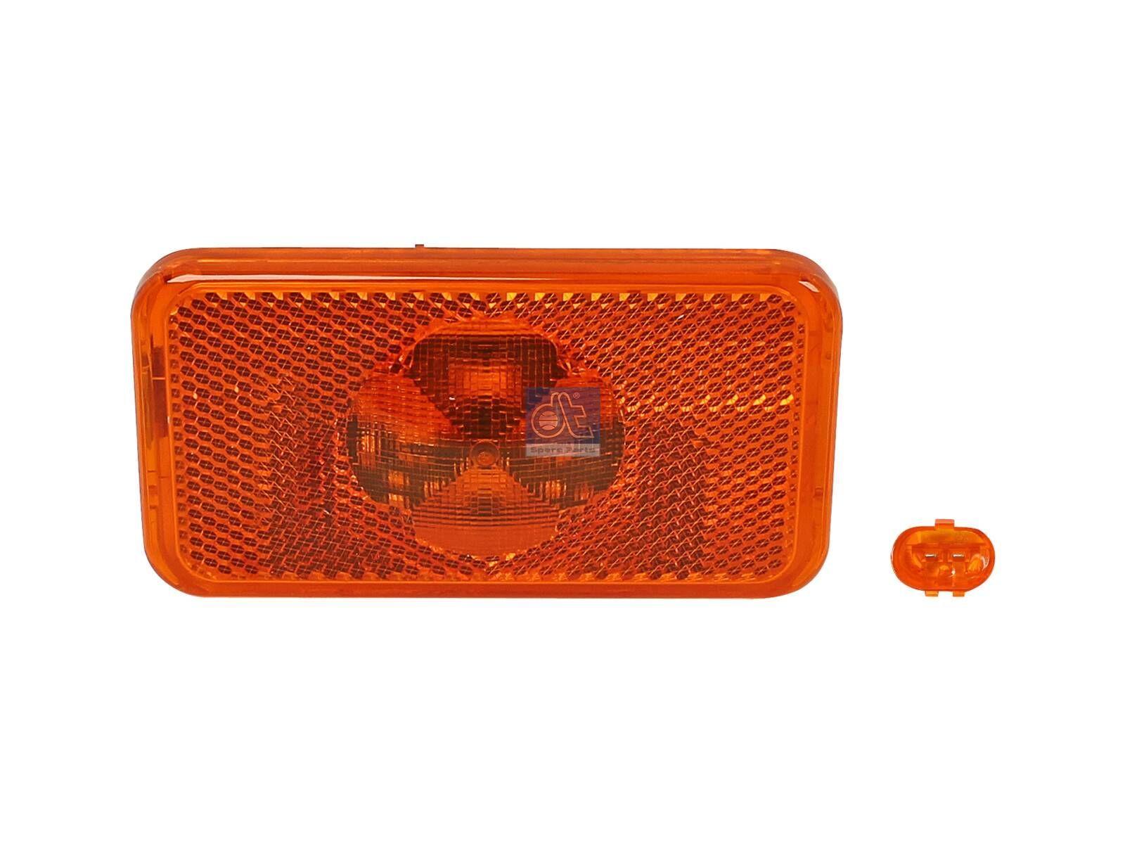 DT Spare Parts 2.24745 Seitenmarkierungsleuchte, L: 102 mm, H: 54 mm passend für Multimarken