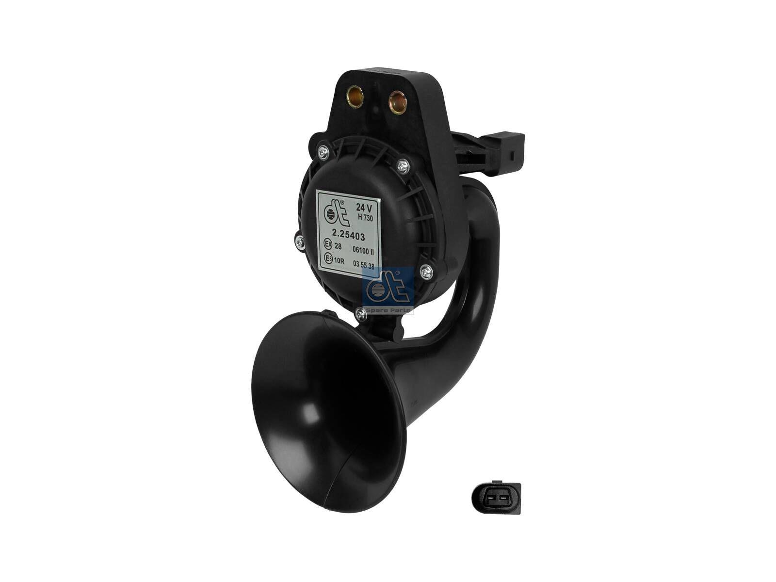 DT Spare Parts 2.25403 Signalhorn, 24 V, 730 Hz passend für Volvo