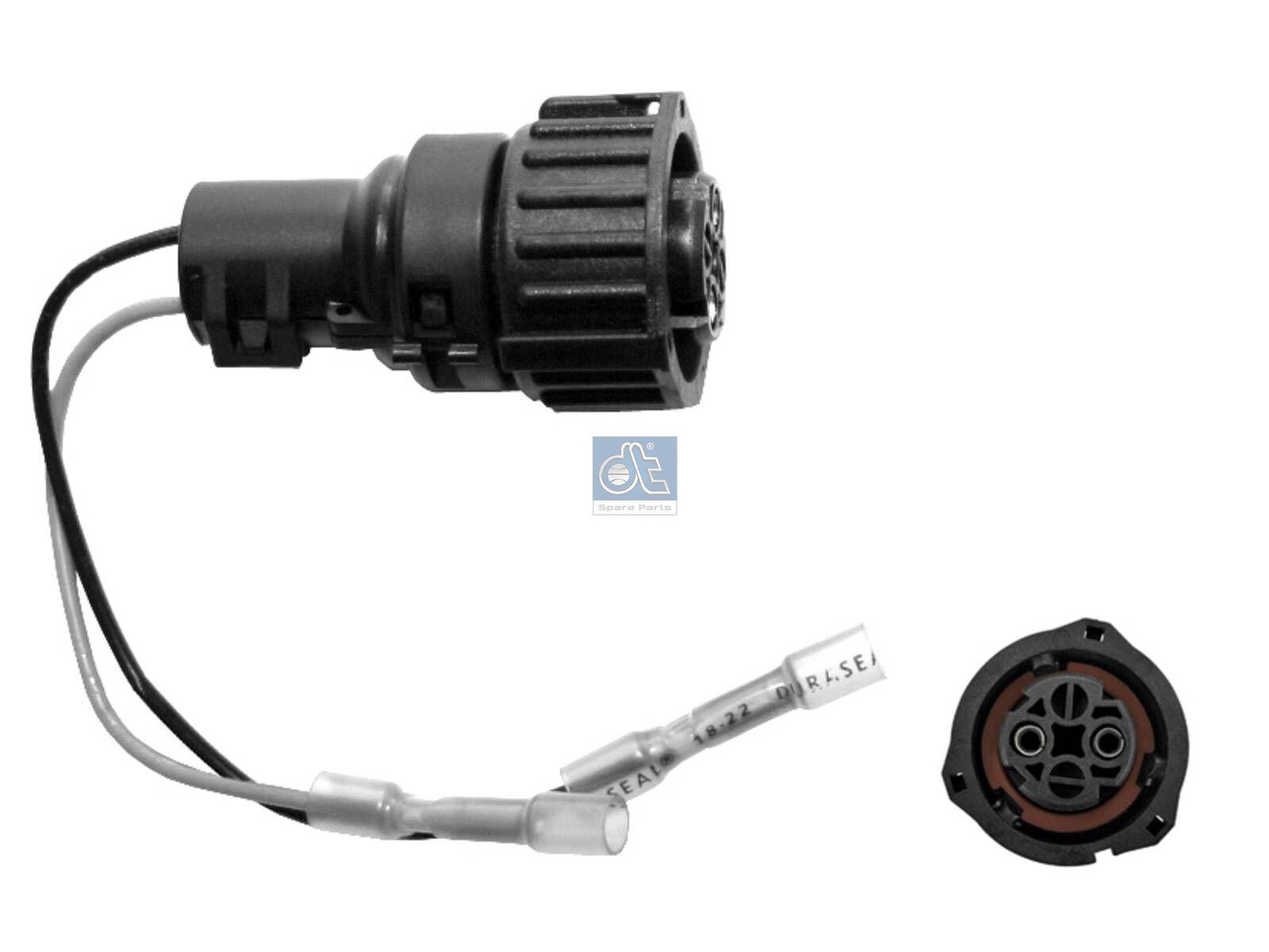 DT Spare Parts 2.27116 Adapterkabel, L: 190 mm, DIN 72585, 2 poles passend für Multimarken
