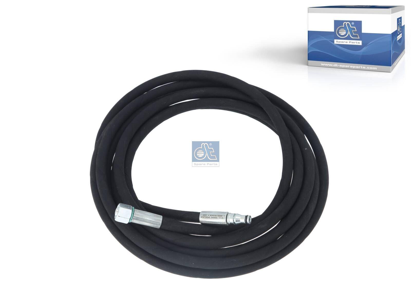 DT Spare Parts 2.30113 Hydraulikschlauch, L: 5050 mm passend für Volvo