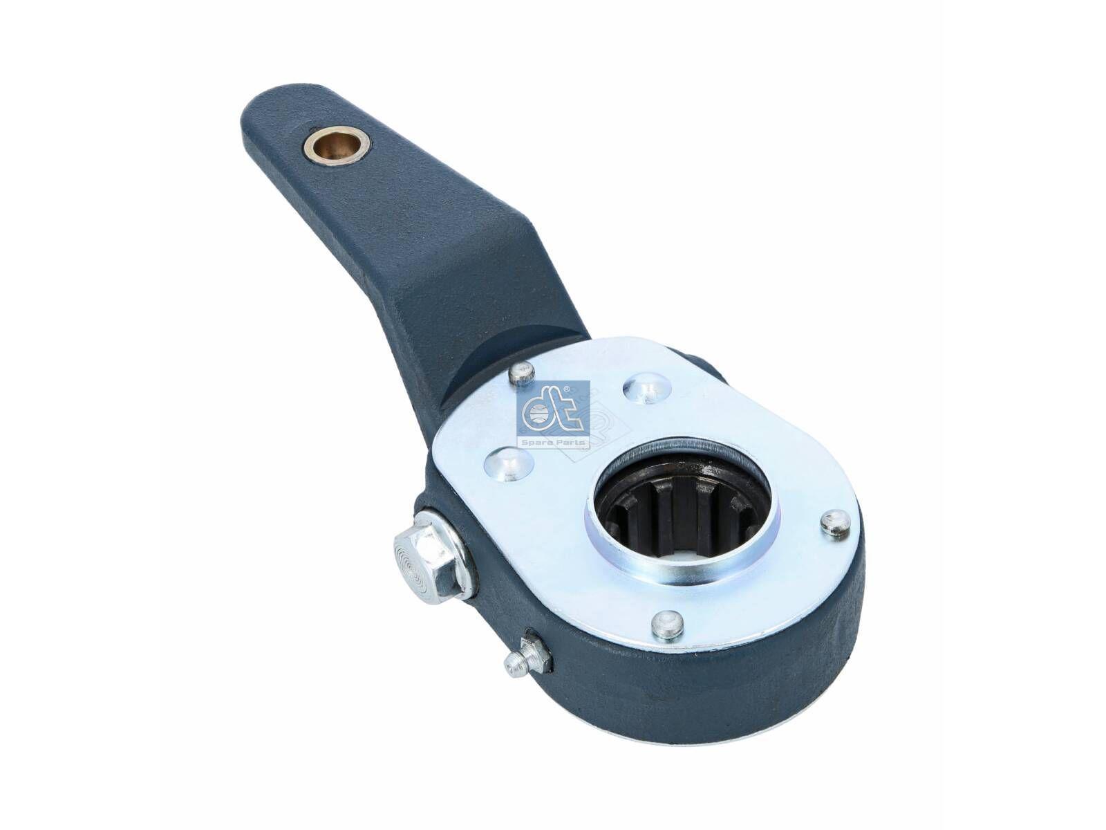 DT Spare Parts 2.40458 Gestängesteller, manuell, SAE 1 1/2'' 10, b: 12,8 mm, Lb: 152 mm, Or: 38 mm, 10 teeth passend für Volvo