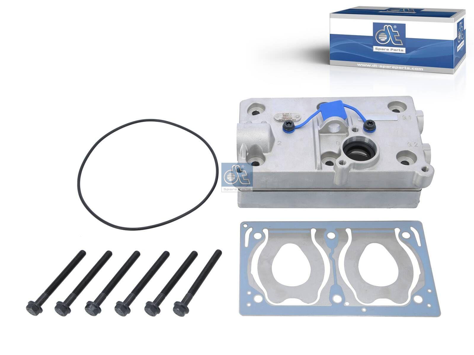 DT Spare Parts 2.45021 Zylinderkopf, Kompressor, komplett passend für Volvo