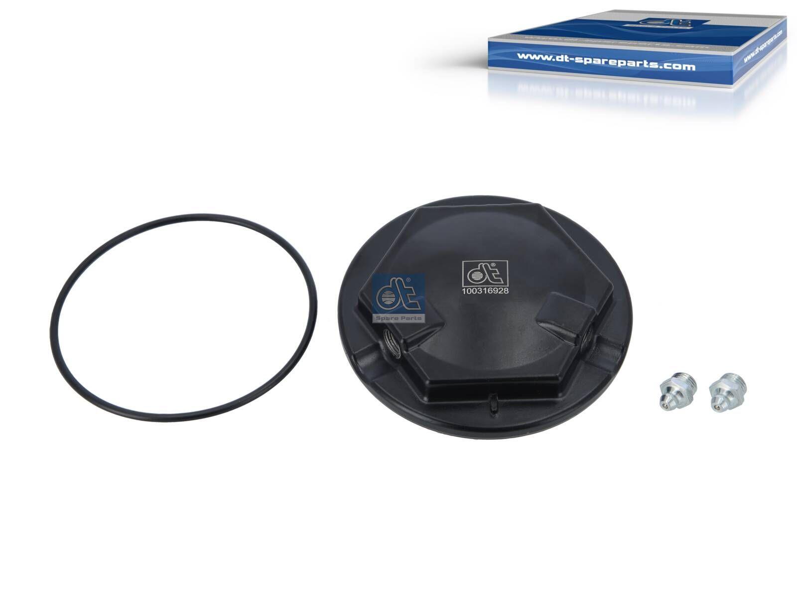 DT Spare Parts 2.50073 Abdeckung, komplett, Achsschenkel passend für Multimarken