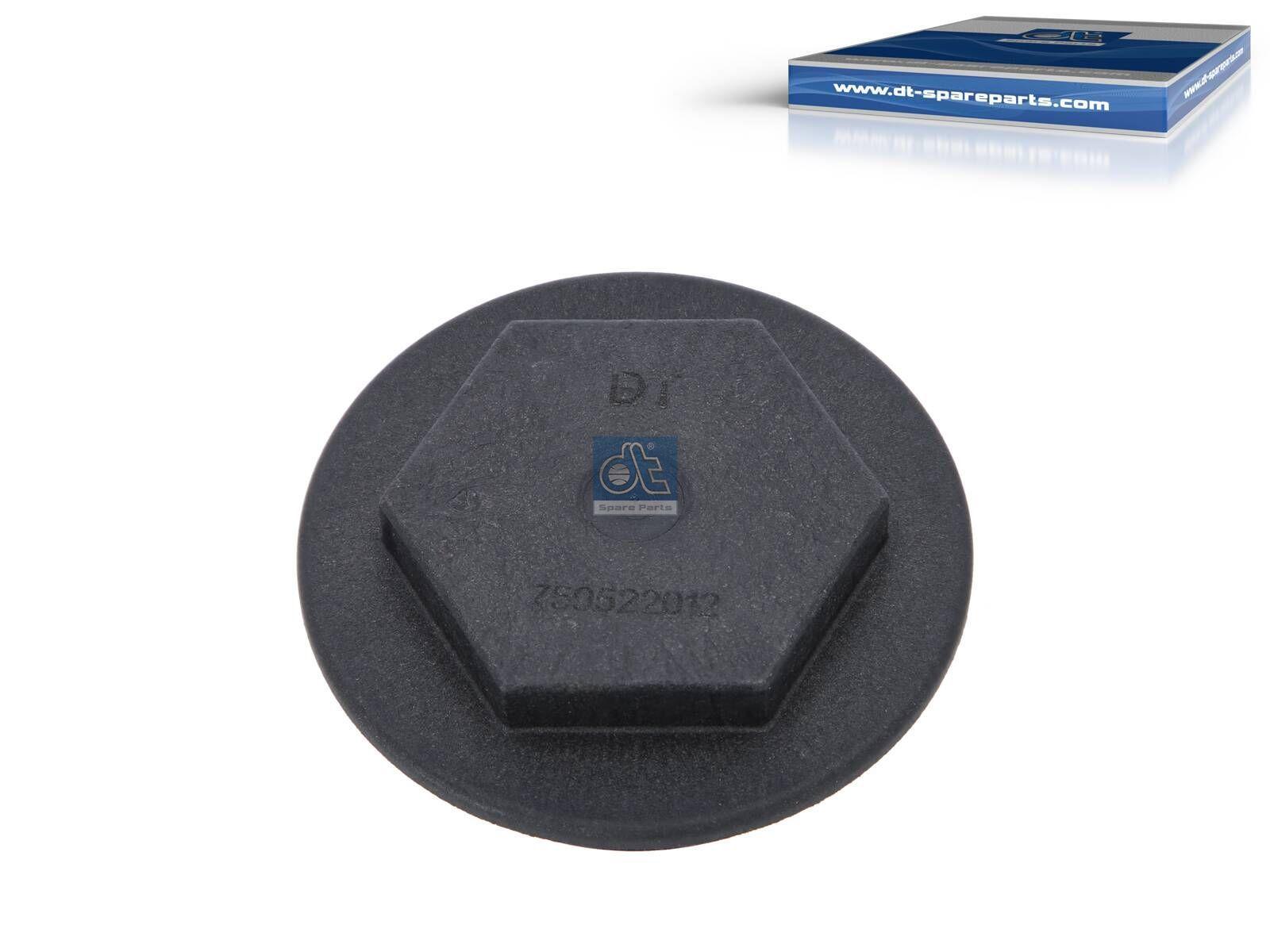 DT Spare Parts 2.50076 Abdeckung, Achsschenkel, M74 x 3 passend für Multimarken