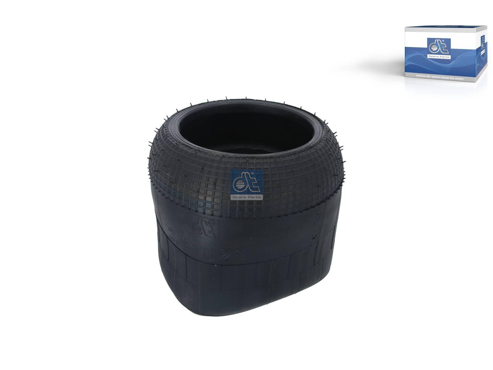 DT Spare Parts 2.61023 Luftfederbalg, ohne Kolben, d1: 131 mm, d2: 151 mm, D: 221 mm, L: 345 mm passend für Multimarken