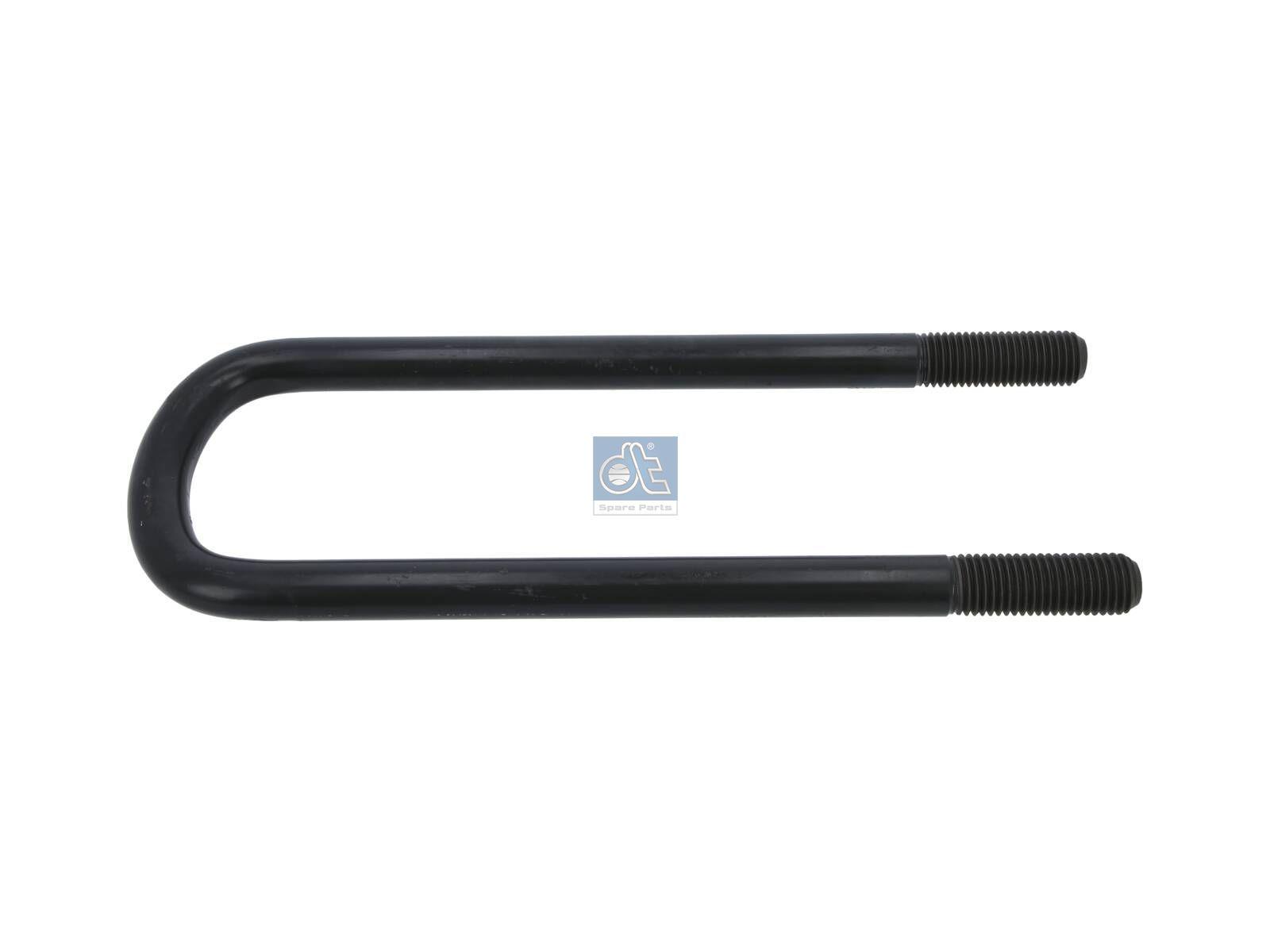 DT Spare Parts 2.62132 U-Bolzen, M24 x 3, LTh: 66 mm, L: 370 mm, w: 91 mm passend für Multimarken