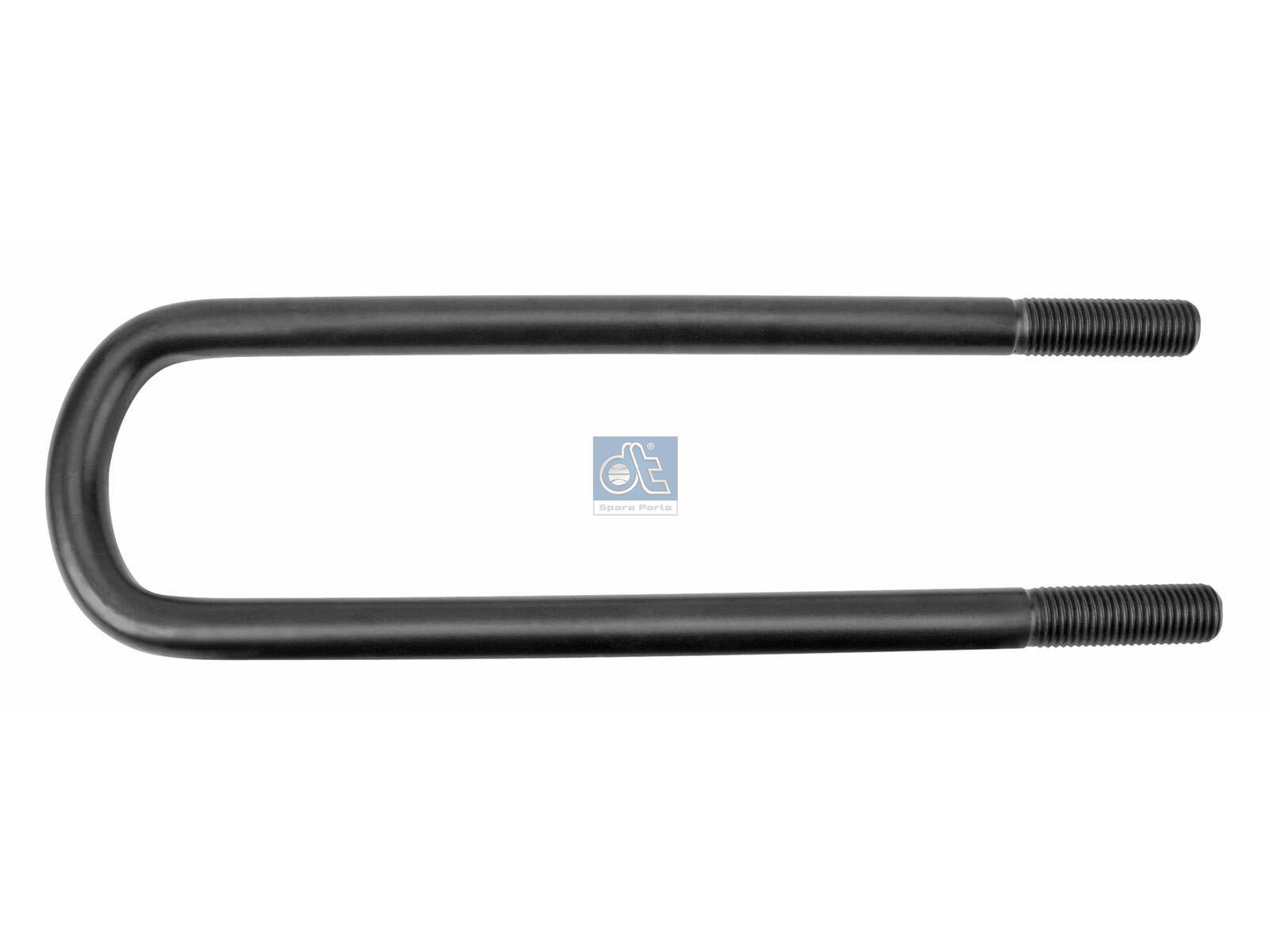 DT Spare Parts 2.62136 U-Bolzen, r: 20 mm, R: 70 mm, M24 x 3, LTh: 65 mm, L: 420 mm, w: 92 mm passend für Multimarken