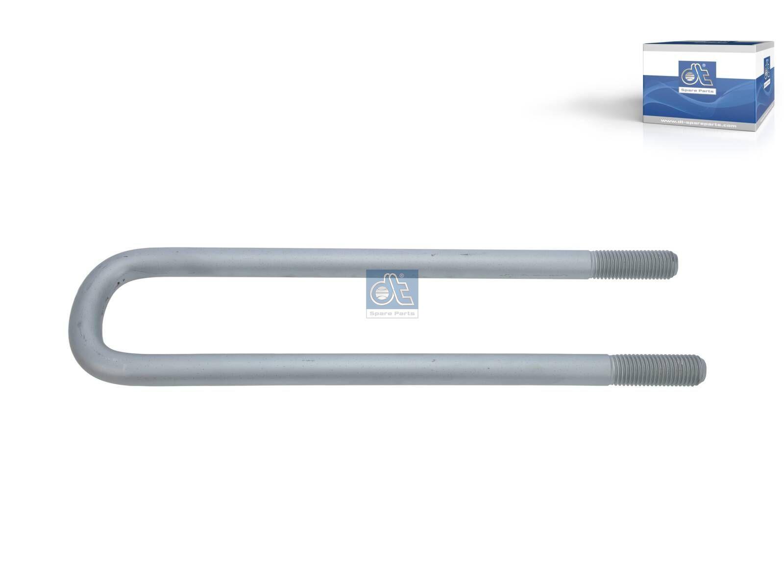 DT Spare Parts 2.62562 U-Bolzen, M24 x 3, LTh: 65 mm, L: 450 mm, w: 77 mm passend für Multimarken