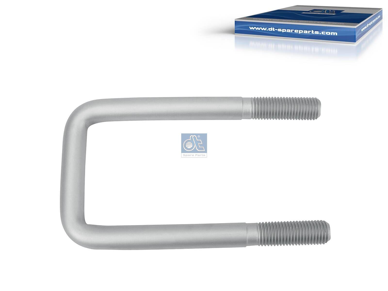 DT Spare Parts 2.62563 U-Bolzen, M24 x 3, LTh: 70 mm, L: 235 mm, w: 103,5 mm passend für Volvo