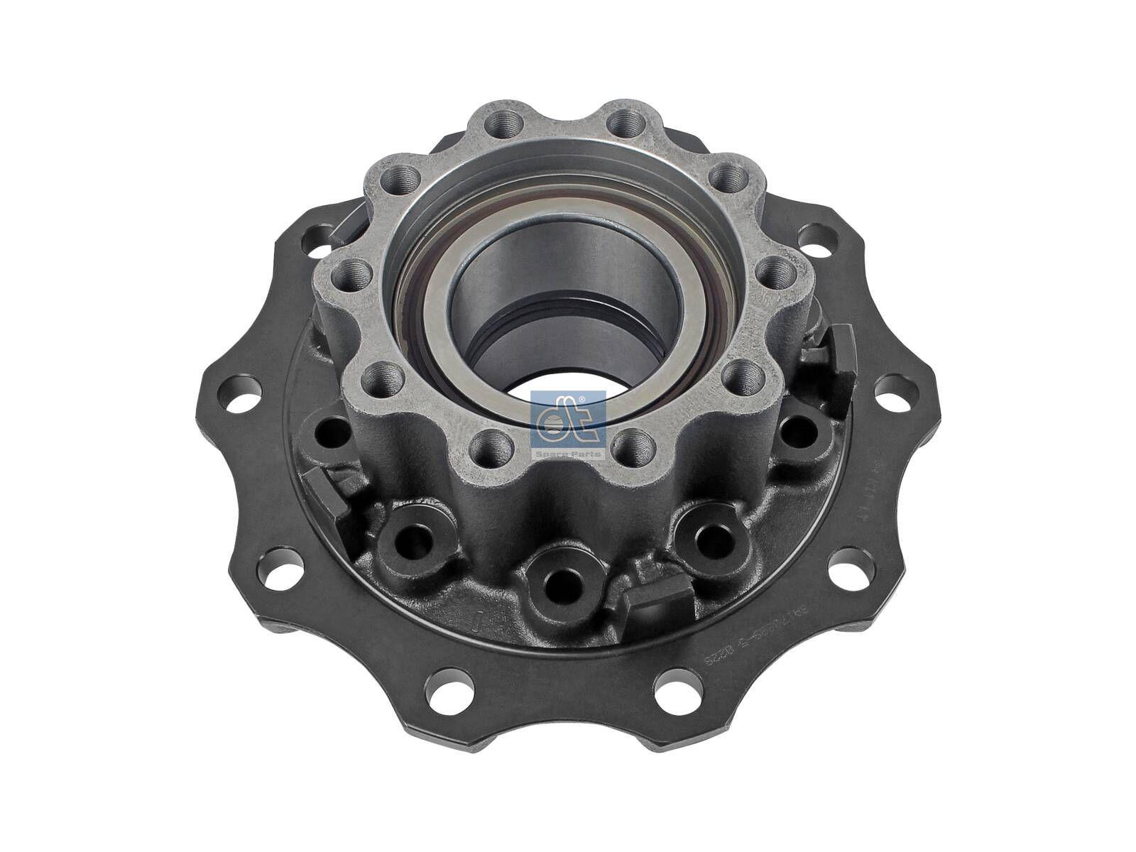 DT Spare Parts 2.65236 Radnabe, mit Lager, mit ABS Ring, d1: 160 mm, d2: 160 mm, D: 380 mm, 10 bores, b: 22 mm, H: 165 mm passend für Volvo