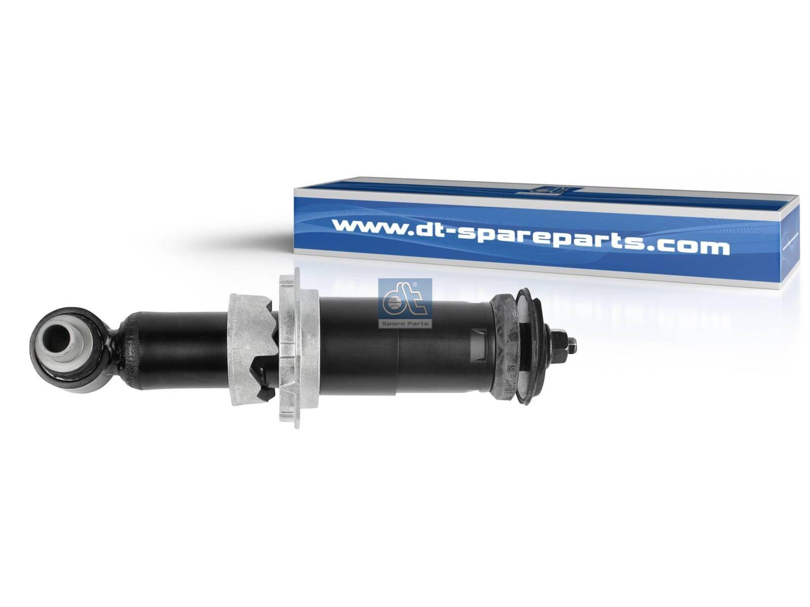 DT Spare Parts 2.70091 Kabinenstoßdämpfer, D: 42 mm, b: 14 mm, M12 x 1,75, Lmin: 225 mm, Lmax: 335 mm passend für Volvo