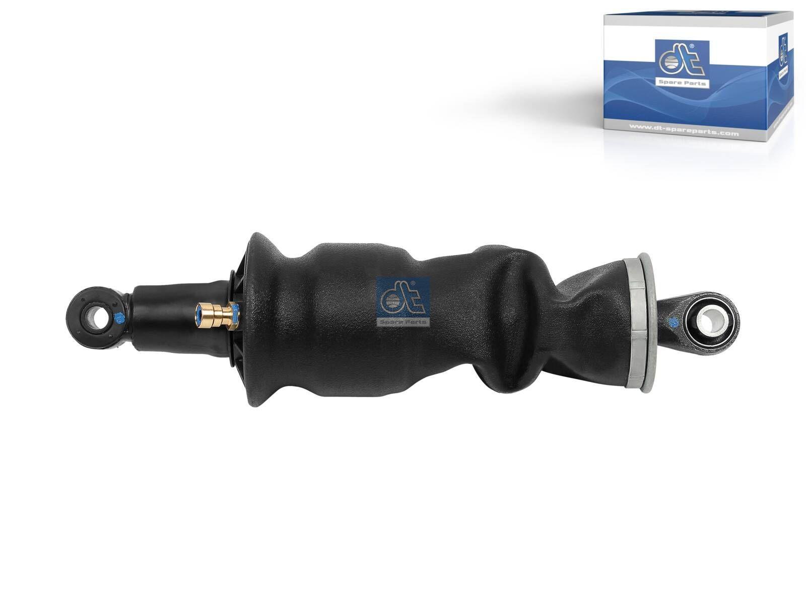 DT Spare Parts 2.70431 Kabinenstoßdämpfer, mit Luftbalg, D: 42 mm, b: 14 mm, Lmin: 315 mm, Lmax: 378 mm passend für Multimarken