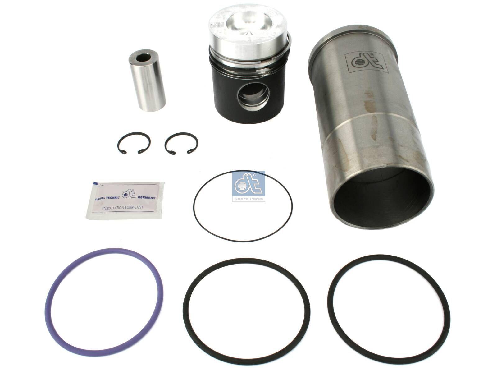 DT Spare Parts 2.90063 Kolben mit Laufbuchse passend für Volvo