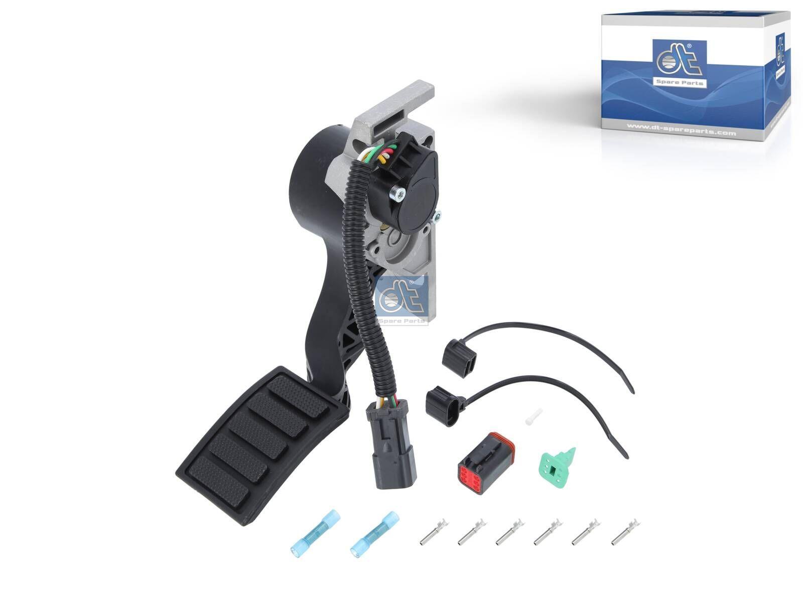 DT Spare Parts 2.92811 Fahrpedal, mit Sensor, mit Reparatursatz, 6 poles passend für Volvo