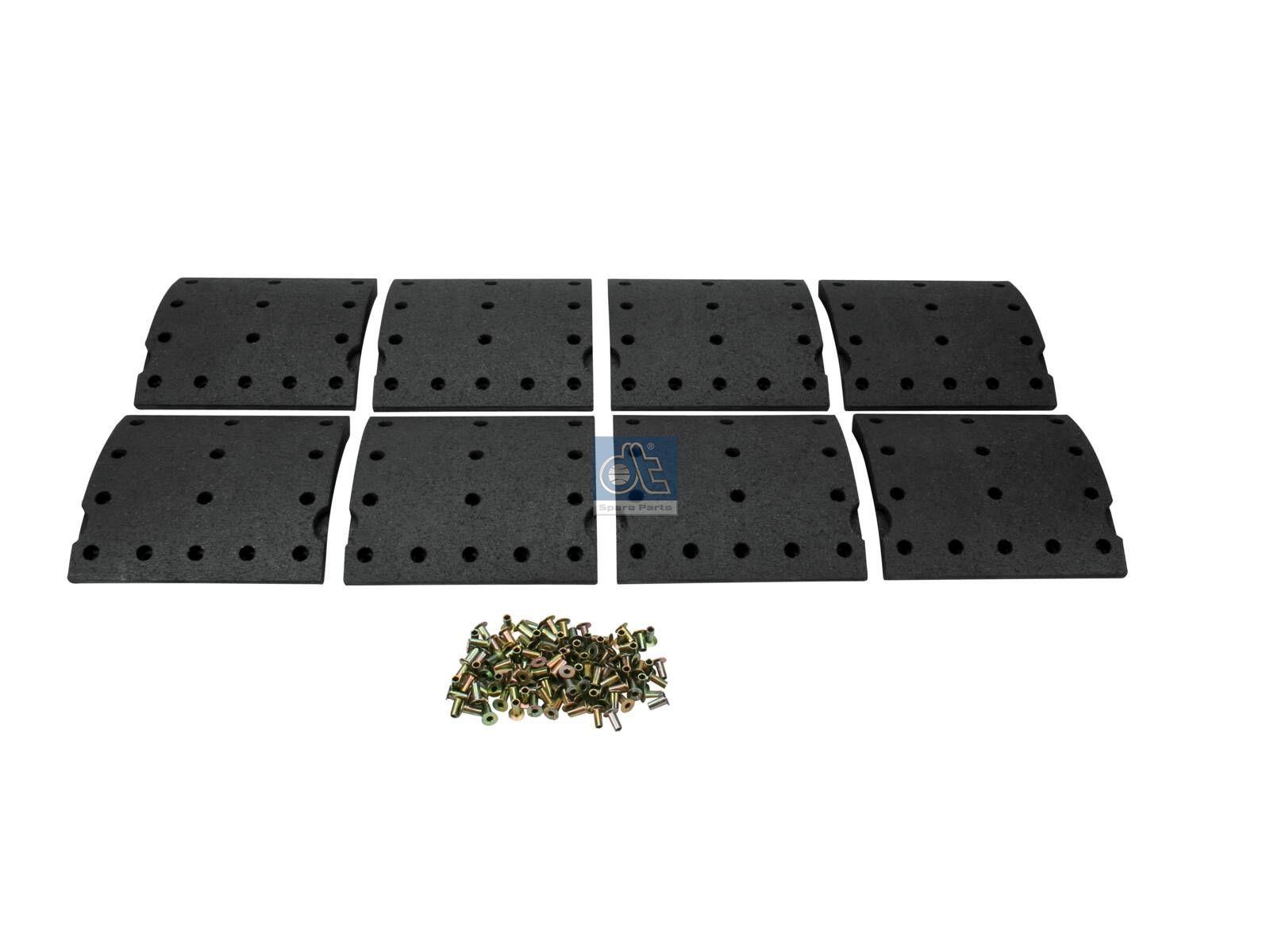 DT Spare Parts 2.94056 Trommelbremsbelagsatz, Achssatz, W: 200 mm, S: 18 mm passend für Multimarken