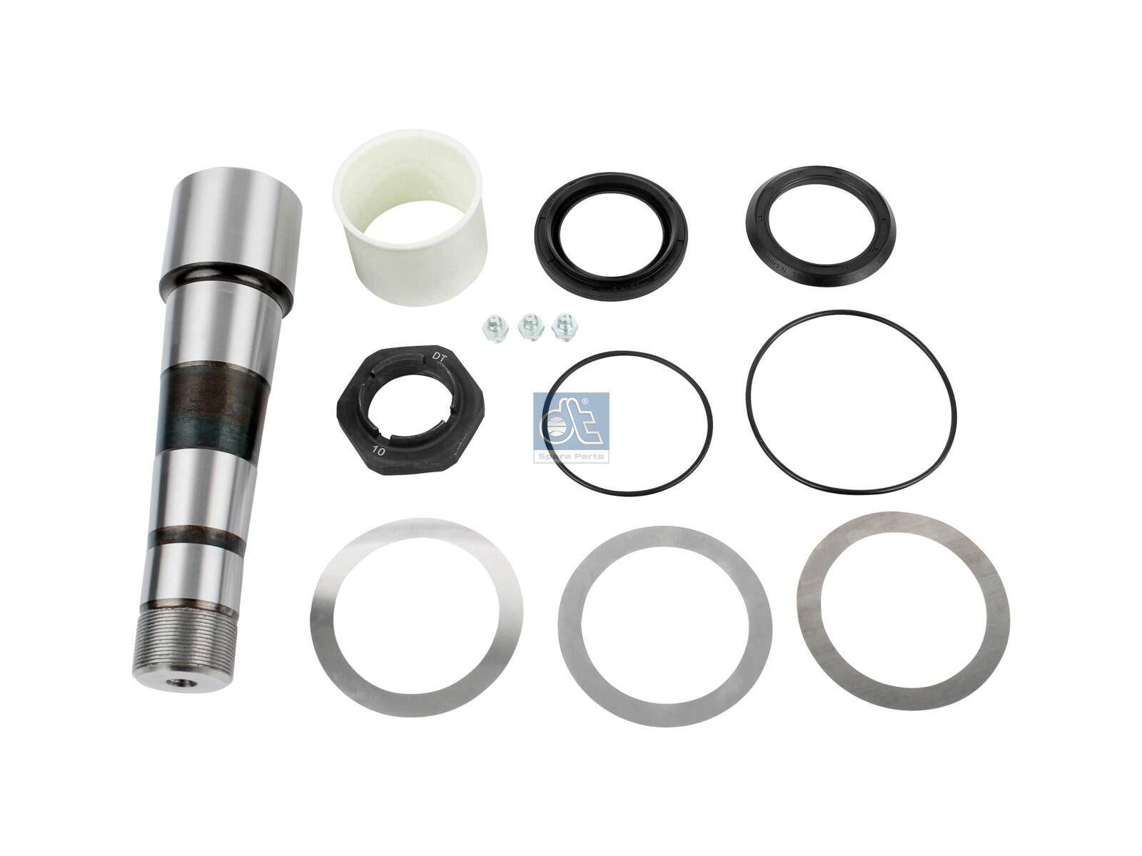 DT Spare Parts 2.95008 Achsschenkelbolzensatz, D1: 60 mm, D2: 40 mm, M40 x 1,5, L: 226,5 mm passend für Volvo