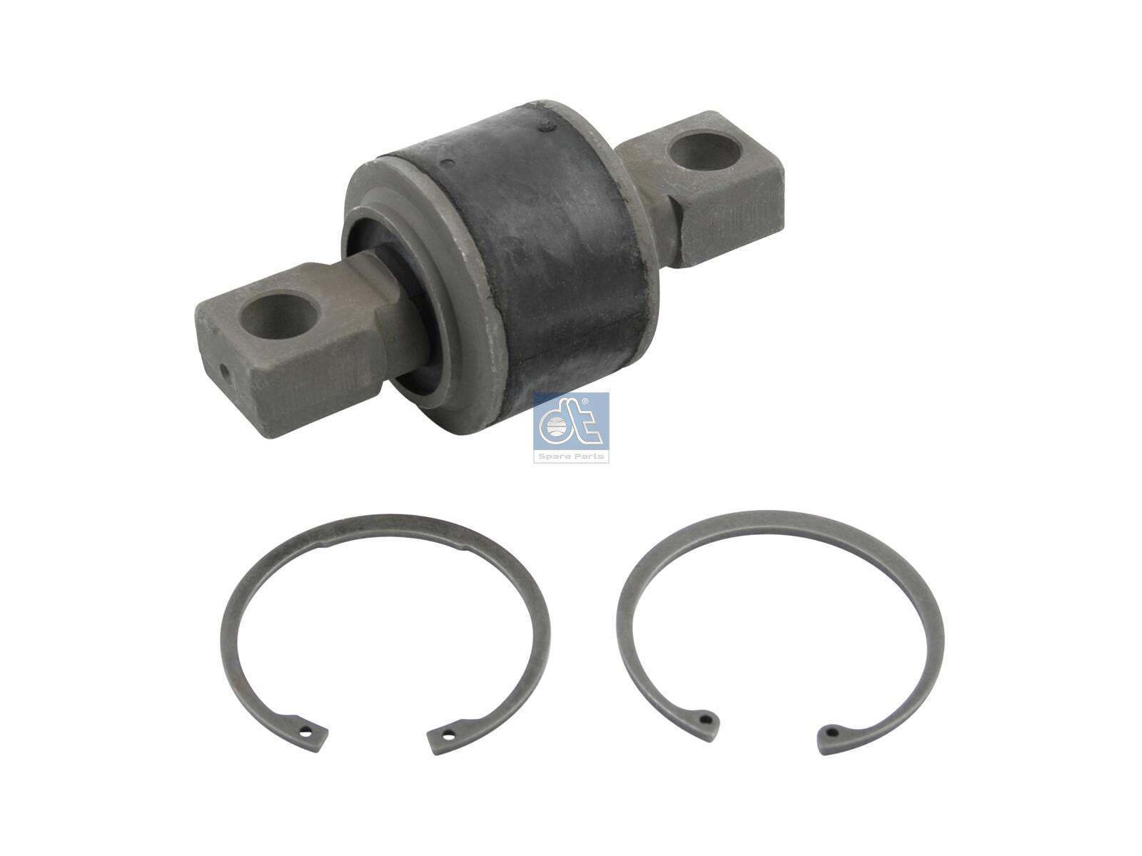 DT Spare Parts 2.96038 Reparatursatz, Achsstrebe, D: 75 mm, b: 21 mm, Lb: 130 mm, L: 163 mm, H: 24 mm passend für Multimarken
