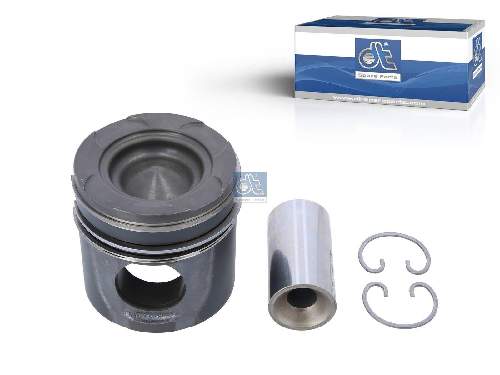 DT Spare Parts 3.10128 Kolben, komplett mit Ringen passend für MAN
