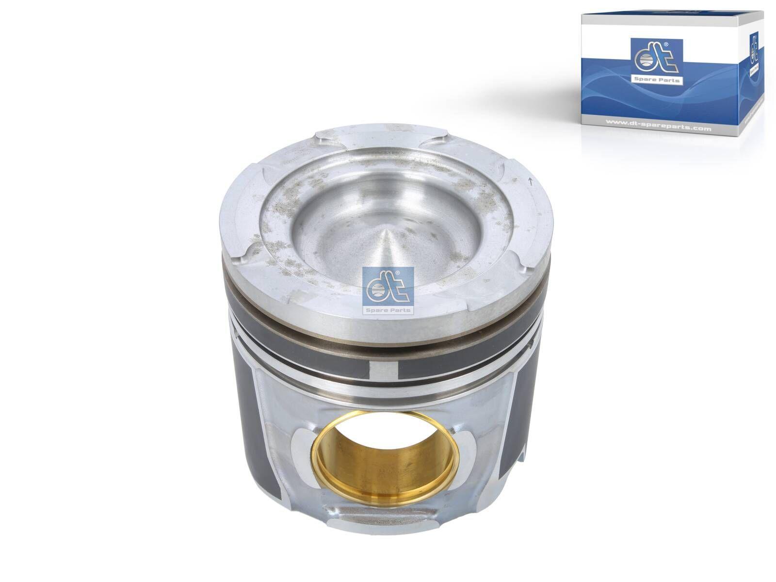 DT Spare Parts 3.10502 Kolben, komplett mit Ringen passend für MAN