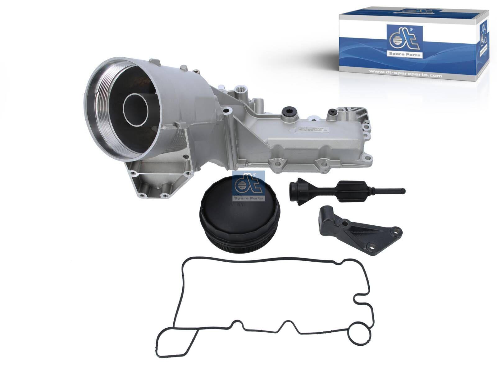 DT Spare Parts 3.14114SP Ölfiltergehäuse, ohne Ölkühler, ohne Filter passend für MAN