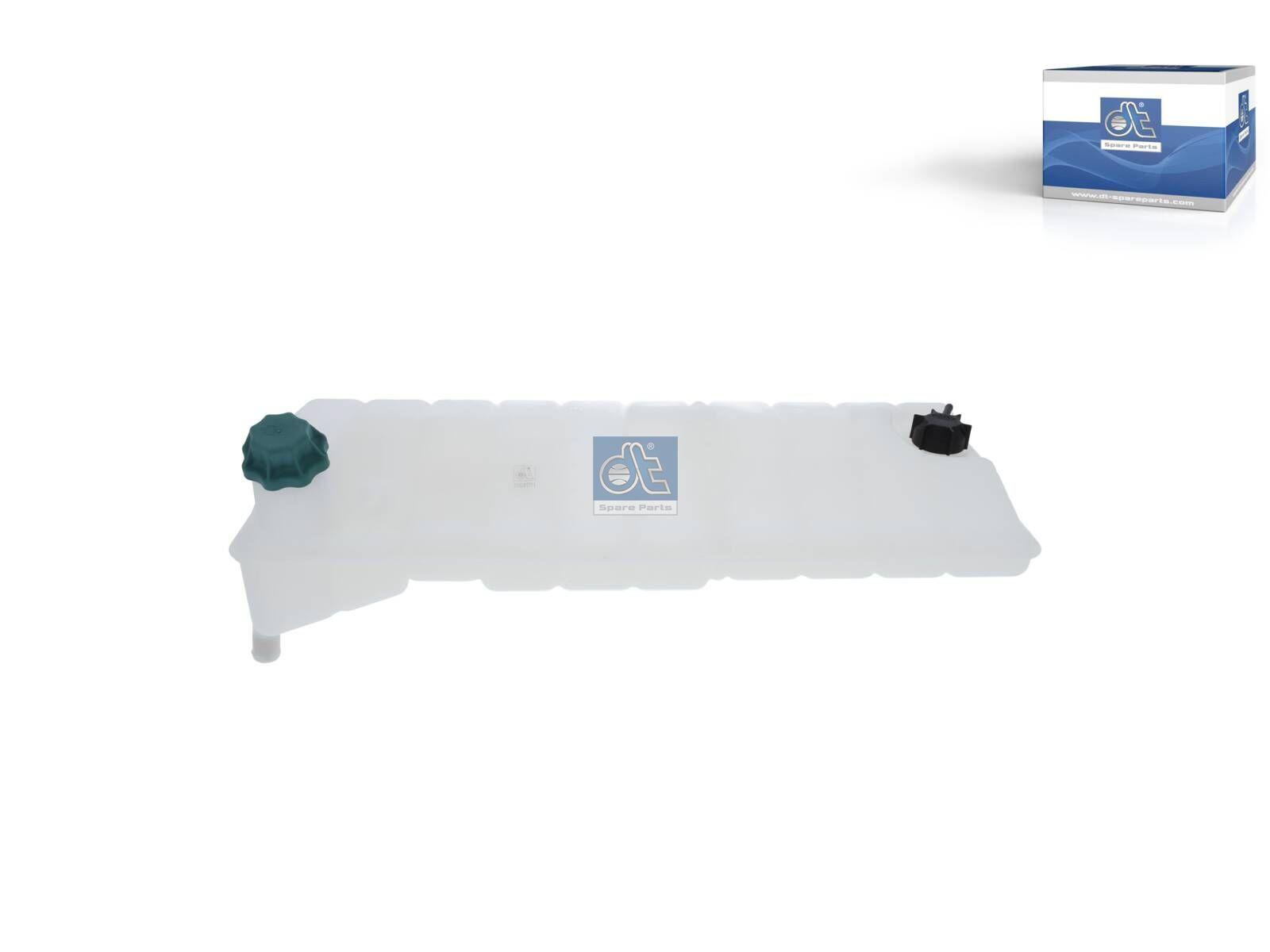DT Spare Parts 3.16231 Ausdehnungsgefäß, mit Deckel, ohne Sensor, 8 l, L: 743 mm, W: 321 mm, T: 108 mm passend für MAN