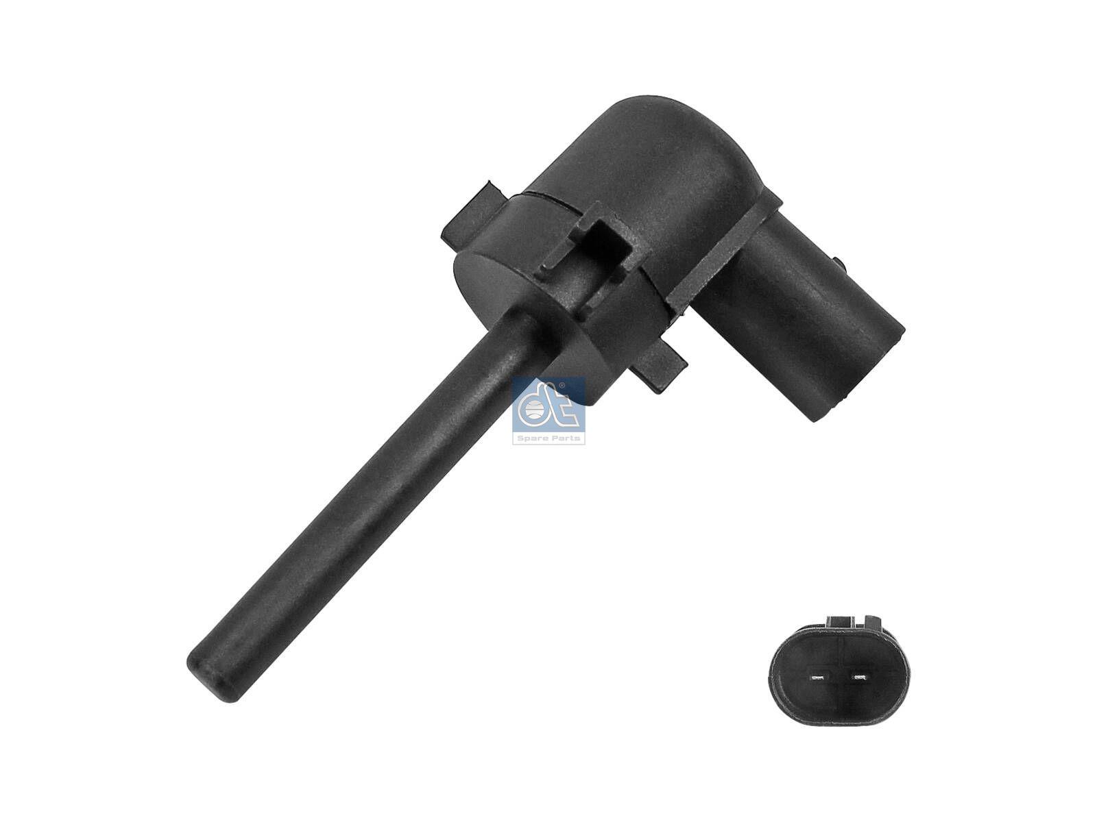 DT Spare Parts 3.18201 Niveausensor, L: 87 mm, 2 poles passend für MAN