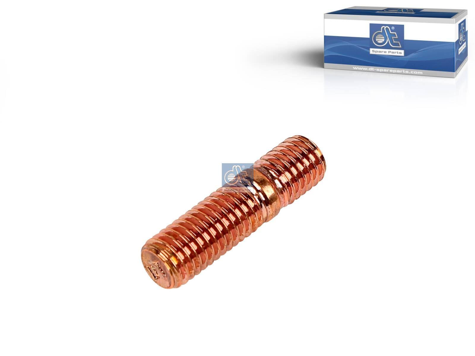 DT Spare Parts 3.19122 Stiftschraube, M10 x 1,5, LTh1: 12 mm, LTh2: 22 mm, L: 37,5 mm, 8.8 passend für Multimarken