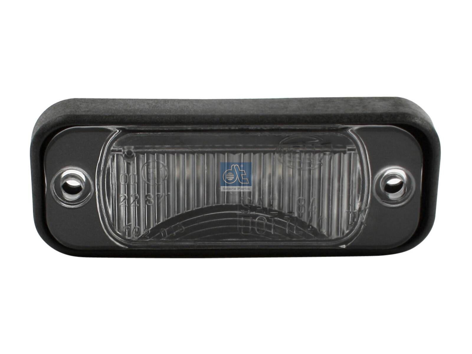 DT Spare Parts 3.32053 Kennzeichenleuchte, mit Glühlampe, 24 V, C5W passend für Multimarken