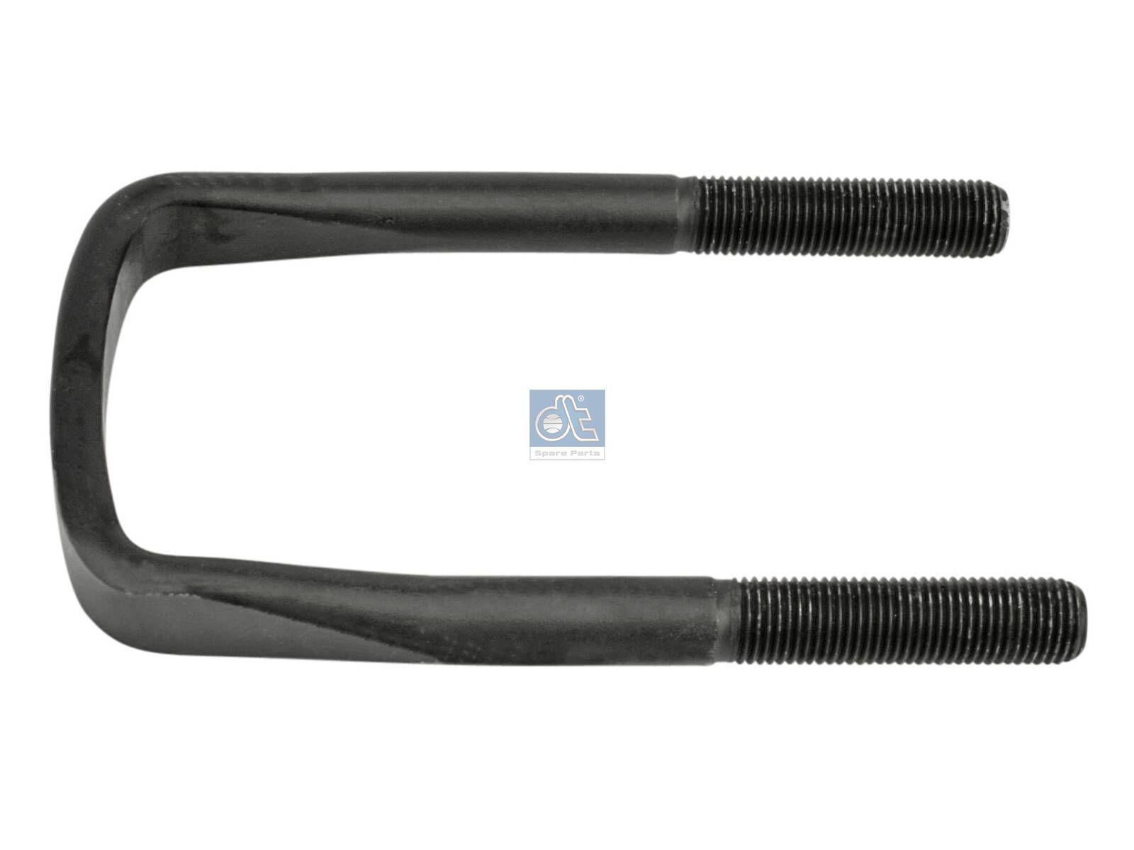 DT Spare Parts 3.66100 U-Bolzen, r: 10 mm, M18 x 2, LTh: 70 mm, L: 195 mm, w: 92 mm passend für MAN