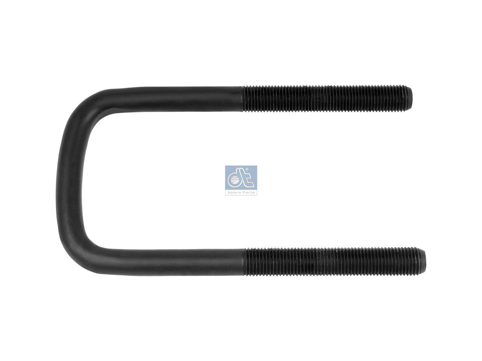 DT Spare Parts 3.66111 U-Bolzen, r: 16 mm, R: 180 mm, M18 x 2, LTh: 109 mm, L: 209 mm, w: 91,5 mm passend für MAN