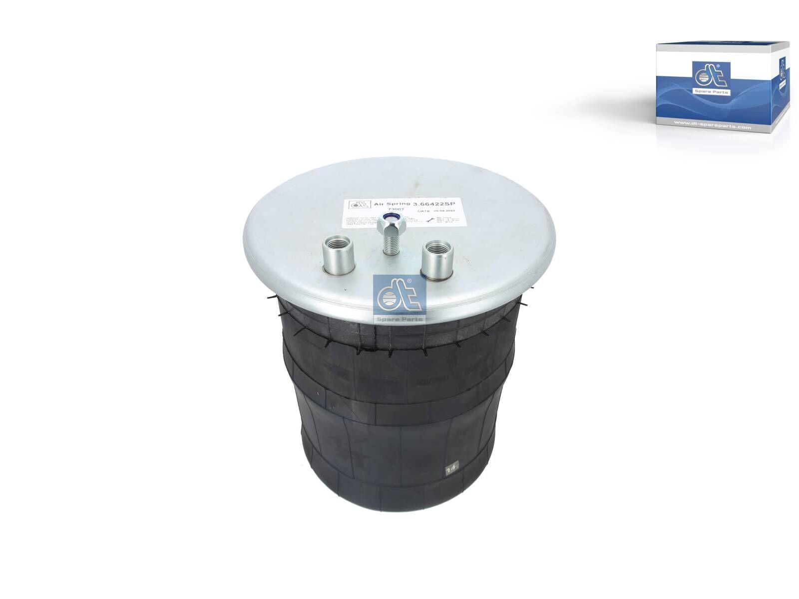 DT Spare Parts 3.66422SP Luftfederbalg, mit Stahlkolben passend für MAN