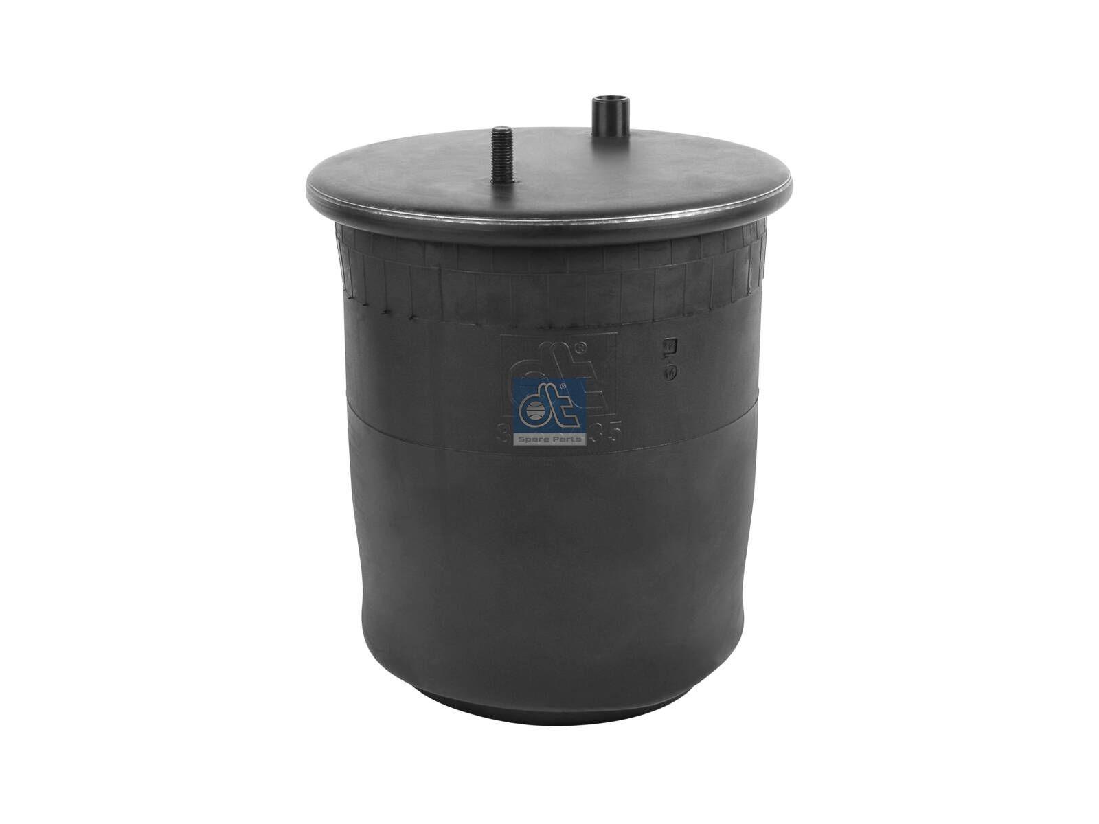 DT Spare Parts 3.66435 Luftfederbalg, mit Stahlkolben, D: 270 mm, L: 264 mm passend für MAN